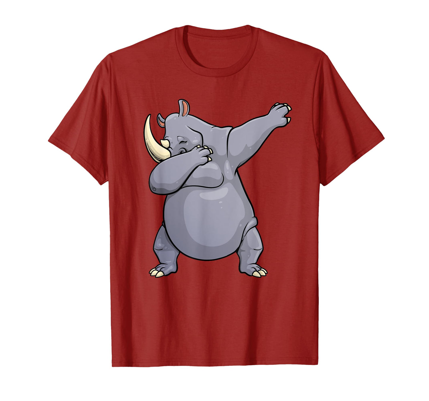 Funny Dabbing Rhinoceros Design For Men Women Rhino Lovers T-Shirt