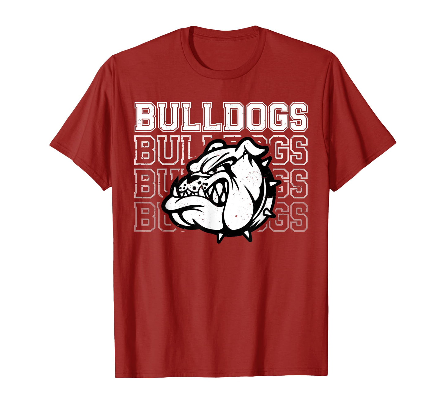 Vintage Bulldogs Team Pride School Spirit Back To School T-Shirt