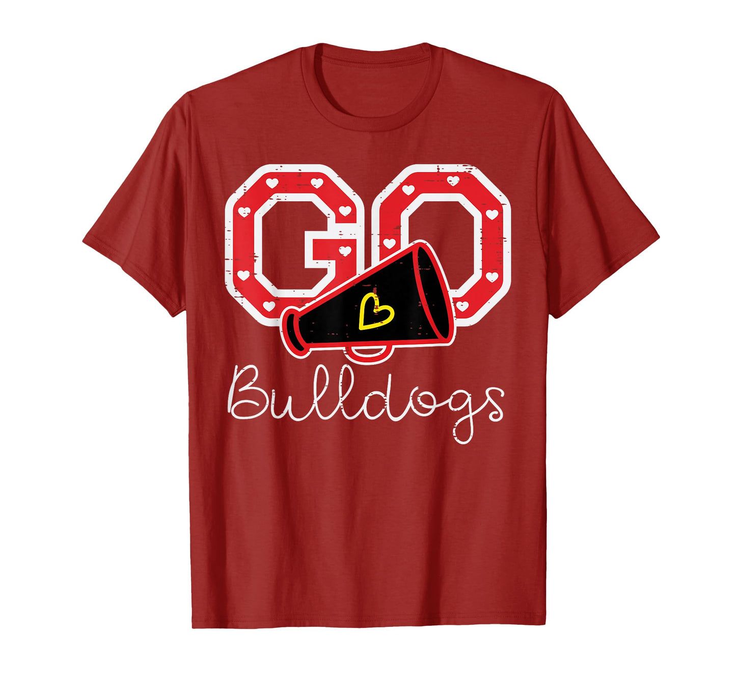 Go Bulldog Men Kids Boys Women Girls Youth Teen T-Shirt