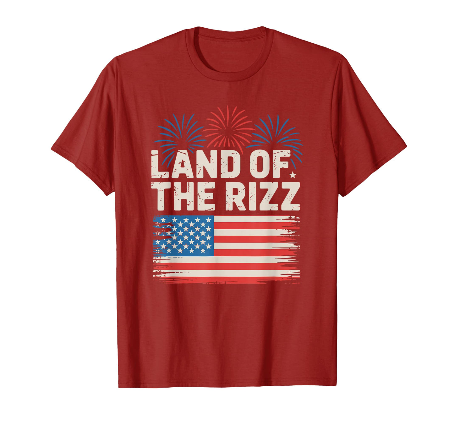 Land Of The Rizz 4th Of July T-Shirt