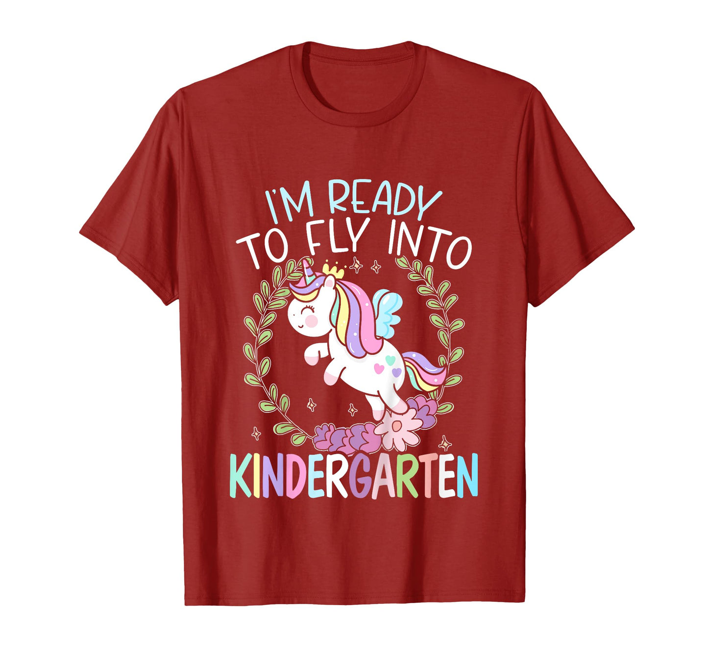 Kids I'm Ready To Fly Into Kindergarten First Day Of School T-Shirt