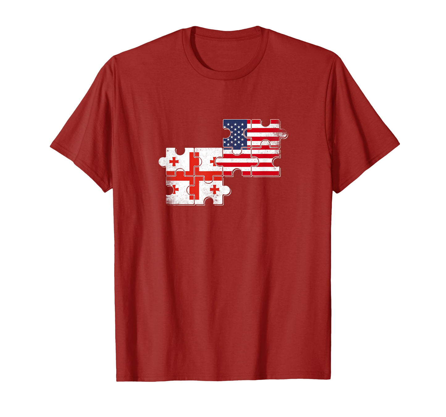 Georgia USA Vintage Flag Georgian American T-Shirt