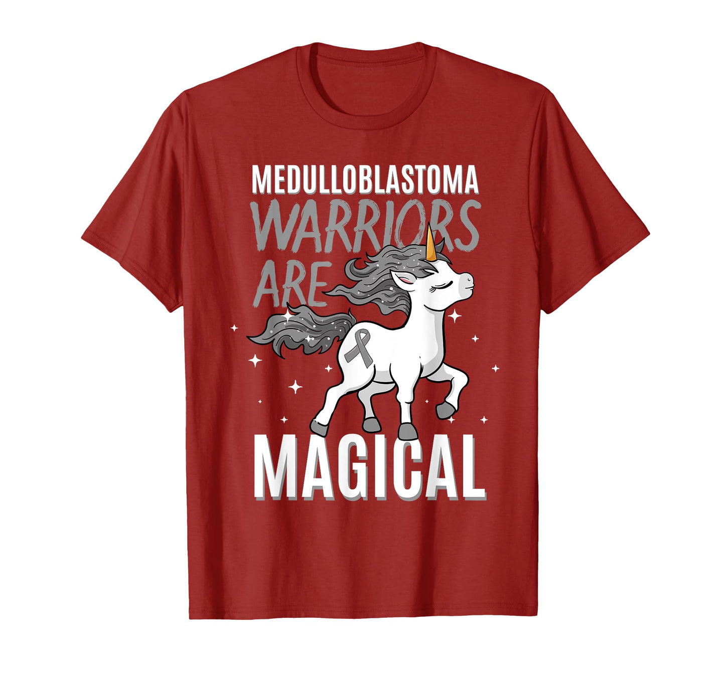 Warriors Are Magical Medulloblastoma Brain Cancer Awareness T-Shirt