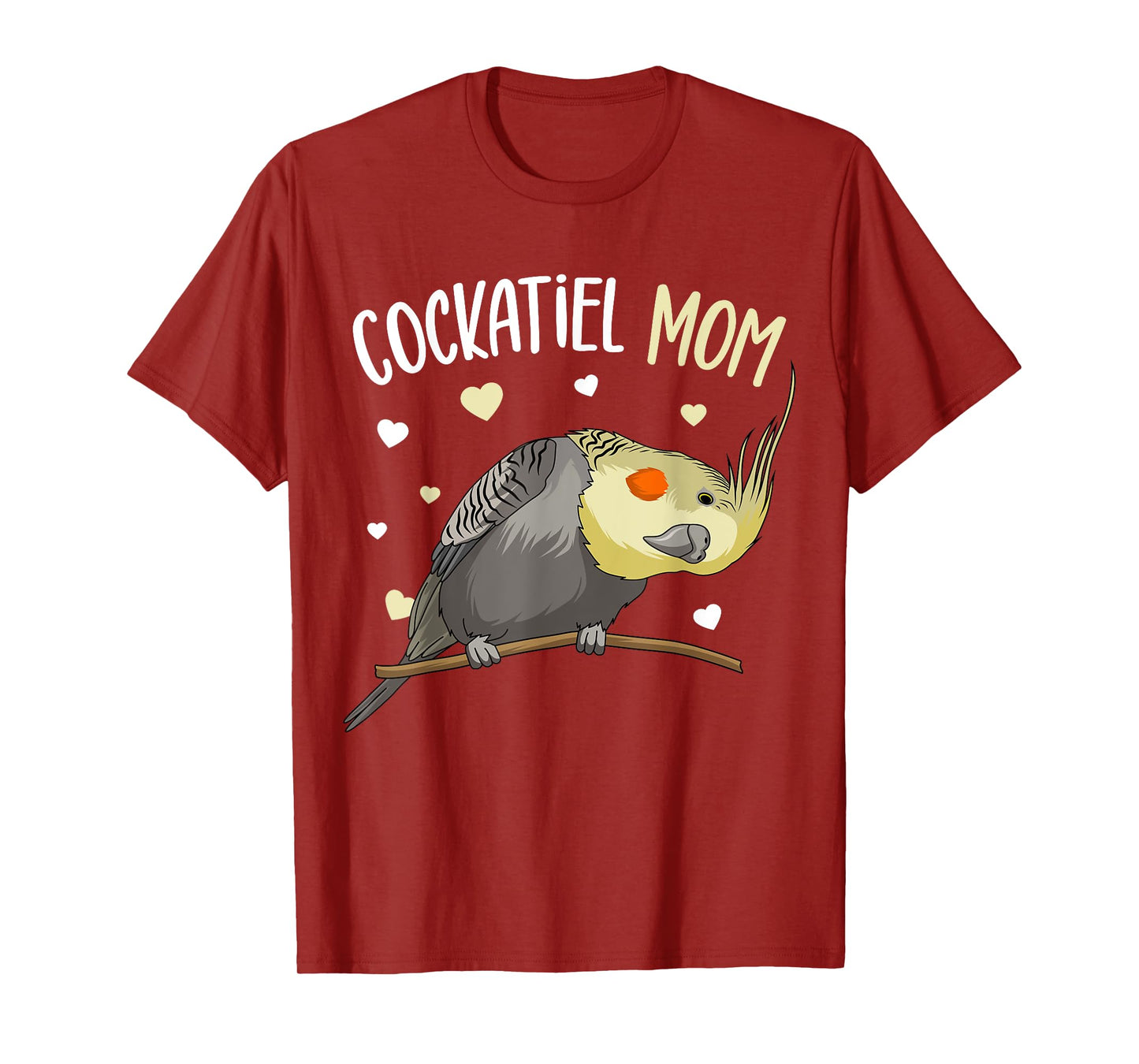 Cockatiel Mom Funny Bird Lover Women T-Shirt
