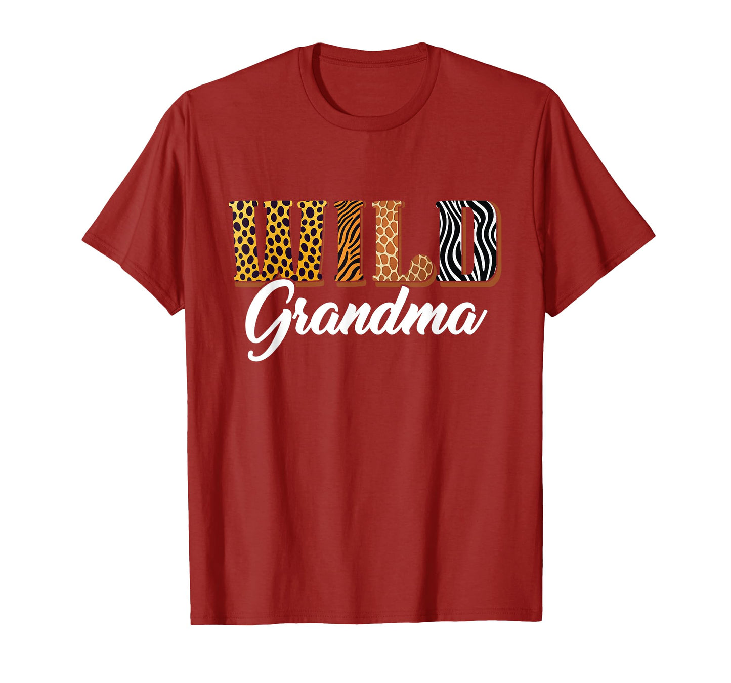 Wild Grandma Safari Jungle Animal Birthday Matching Family T-Shirt