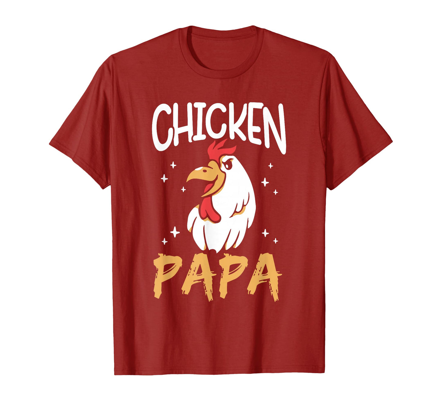 Chicken Papa Keeper Poultry Chickens Rooster Chicken Dad T-Shirt