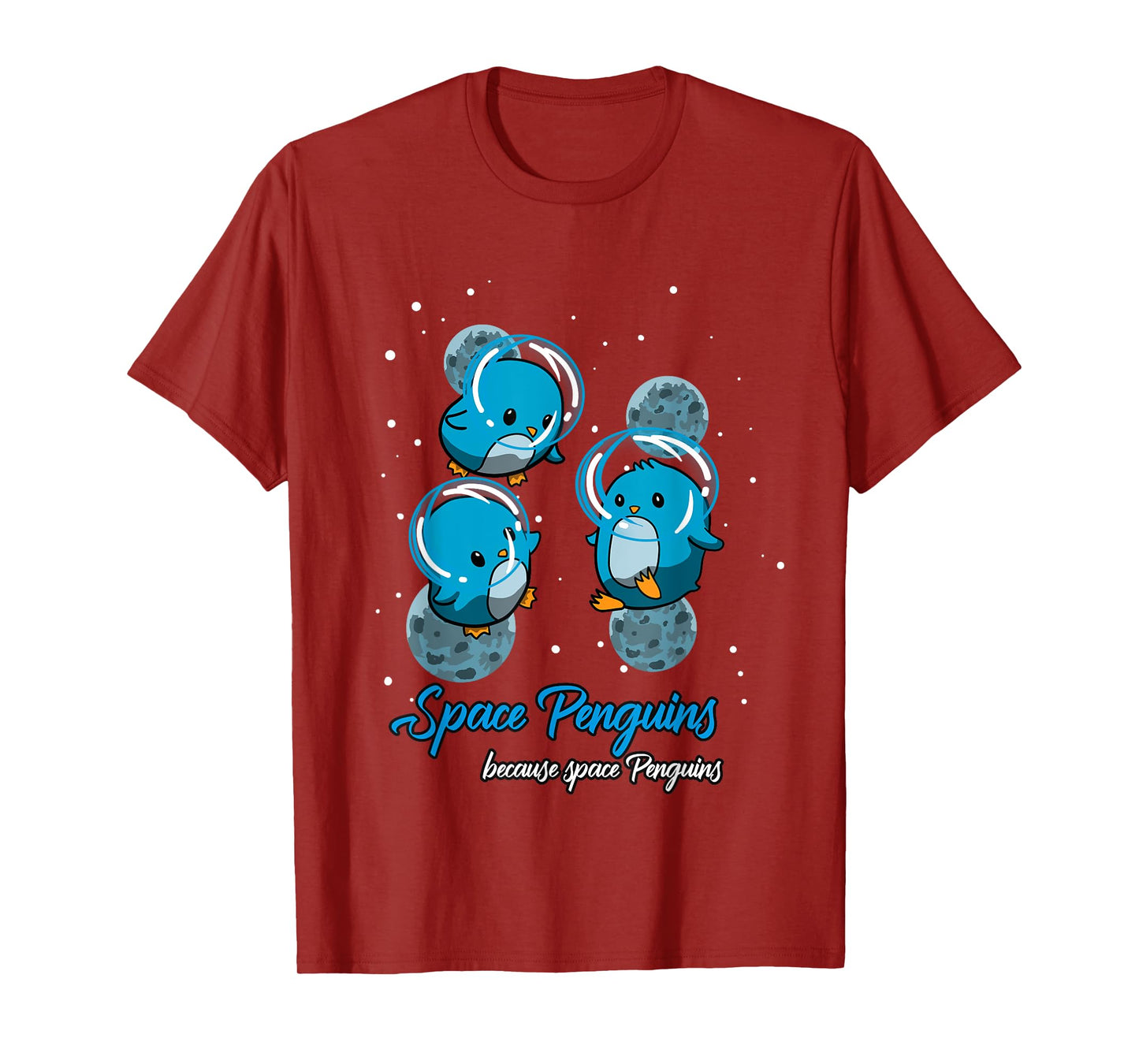 Space Penguins | Funny Astronaut Penguin T-Shirt