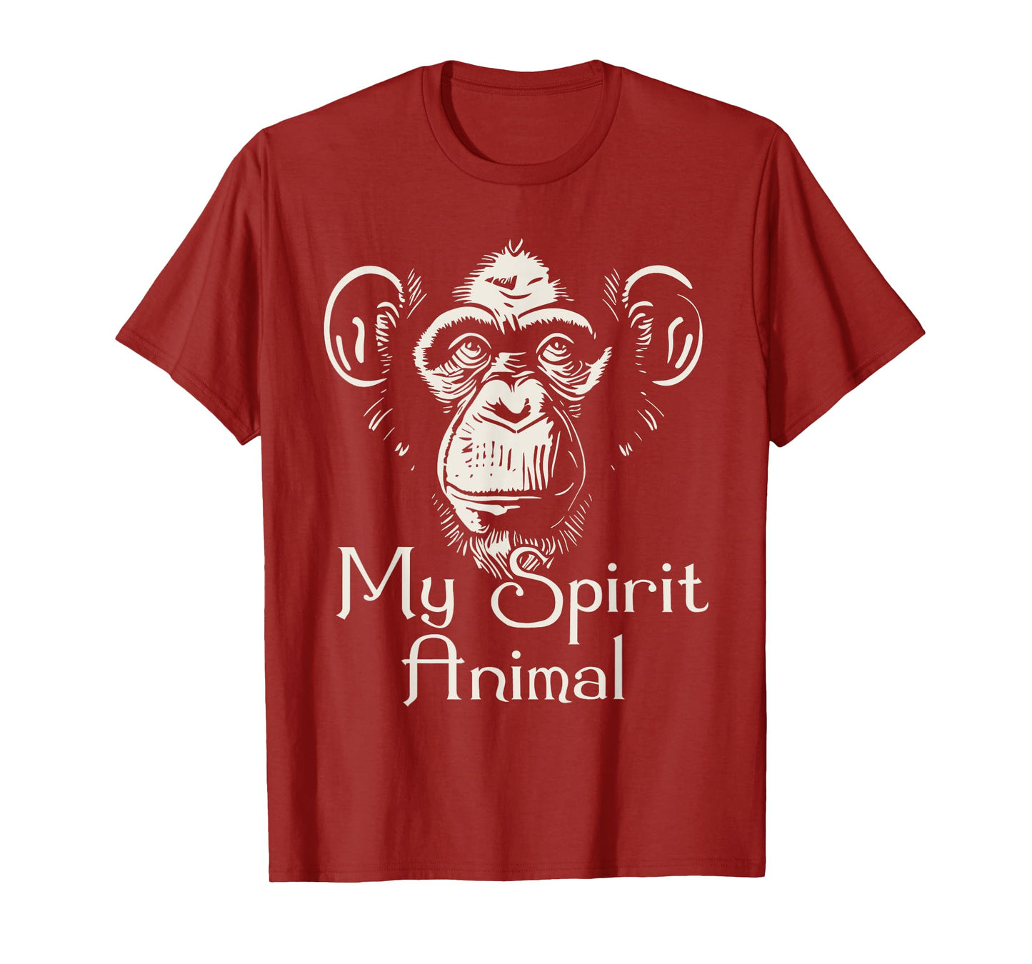 My Spirit Animal - Monkey Lover Primate Zoo Safari Zookeeper T-Shirt