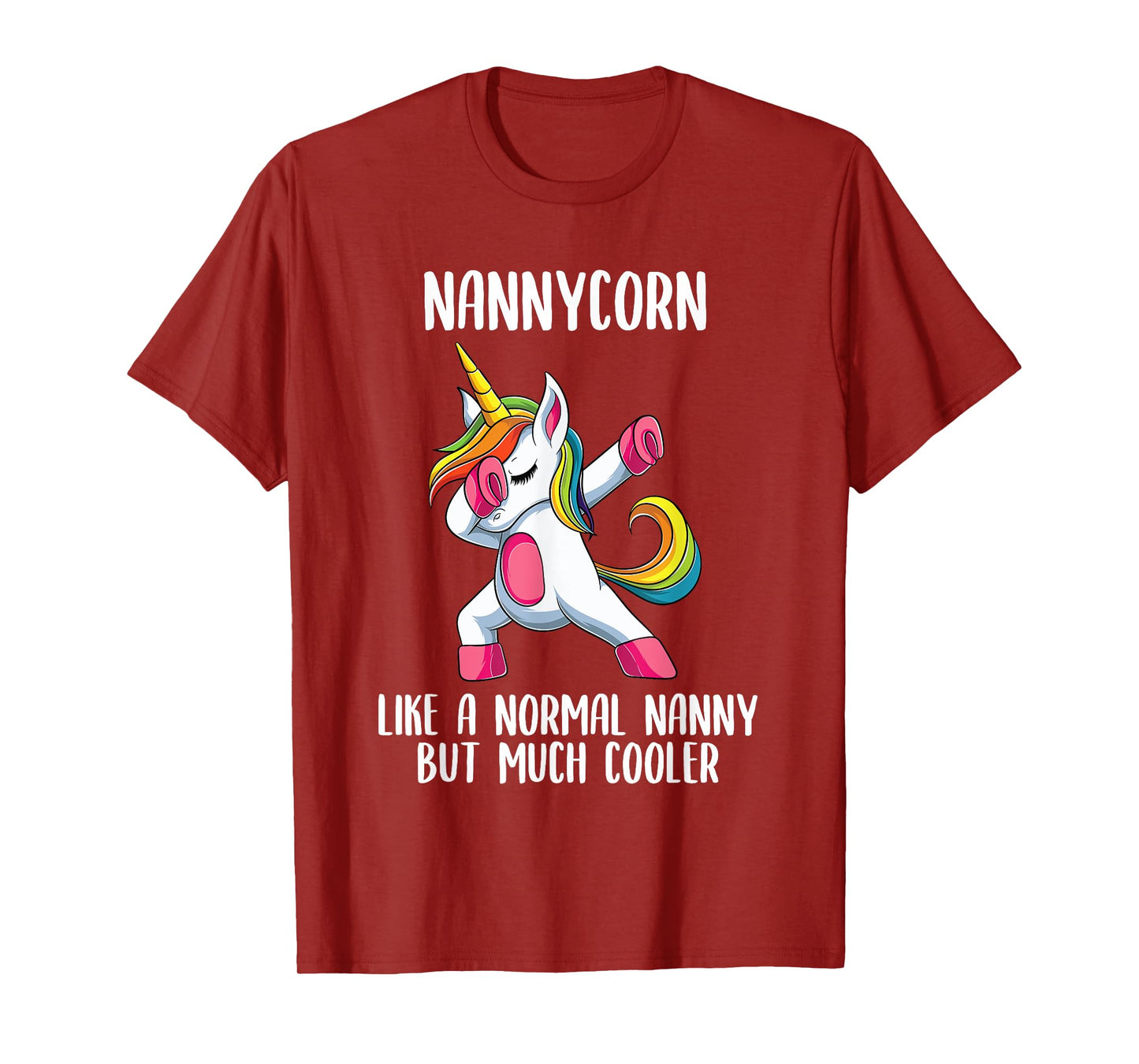 Unicorn Nanny Girl Birthday Party Apparel, Italian NannyCorn T-Shirt