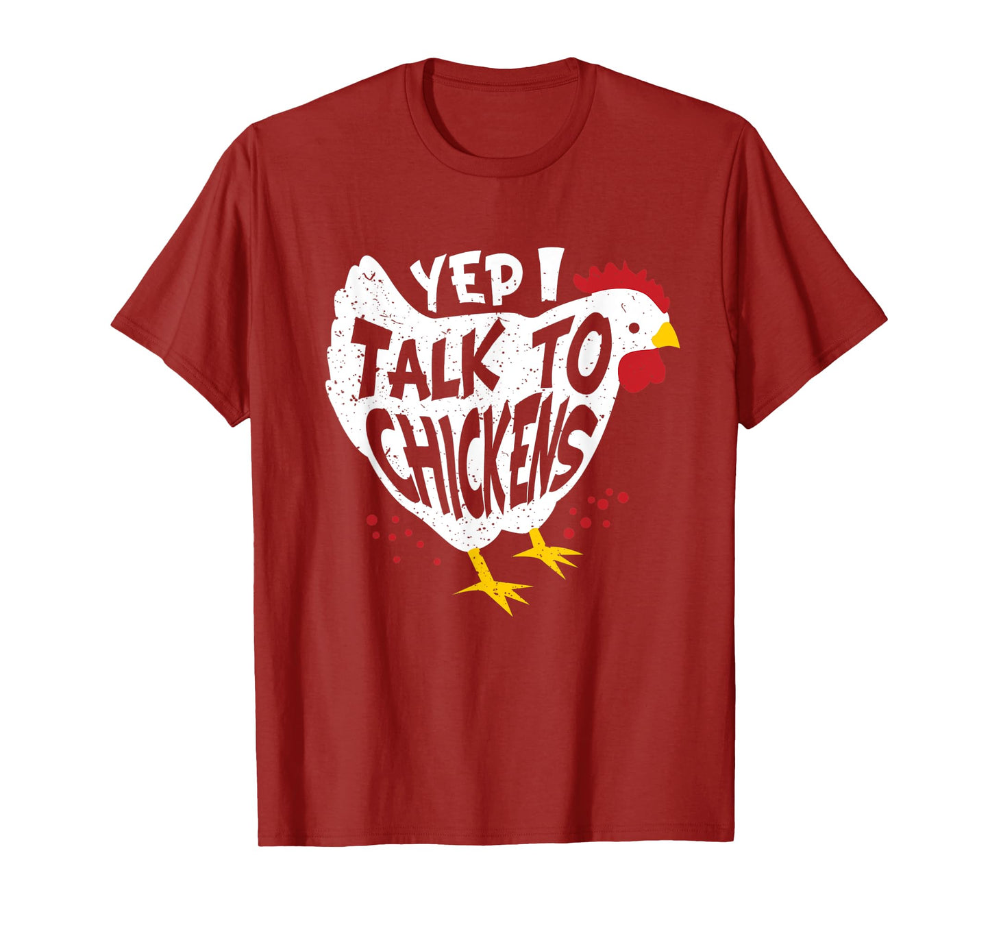 Yes i speak to chickens - fun chicken farmer T-Shirt