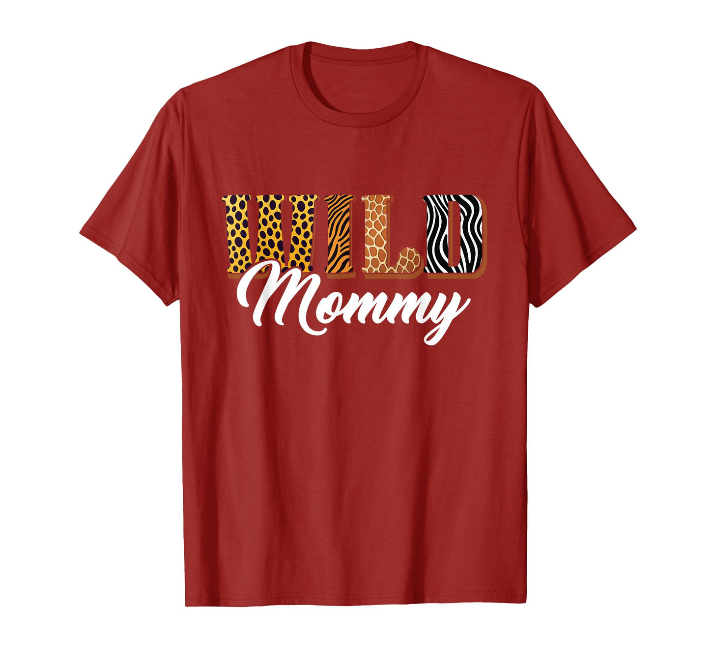 Wild Mommy Zoo Safari Jungle Animal Birthday Matching Family T-Shirt