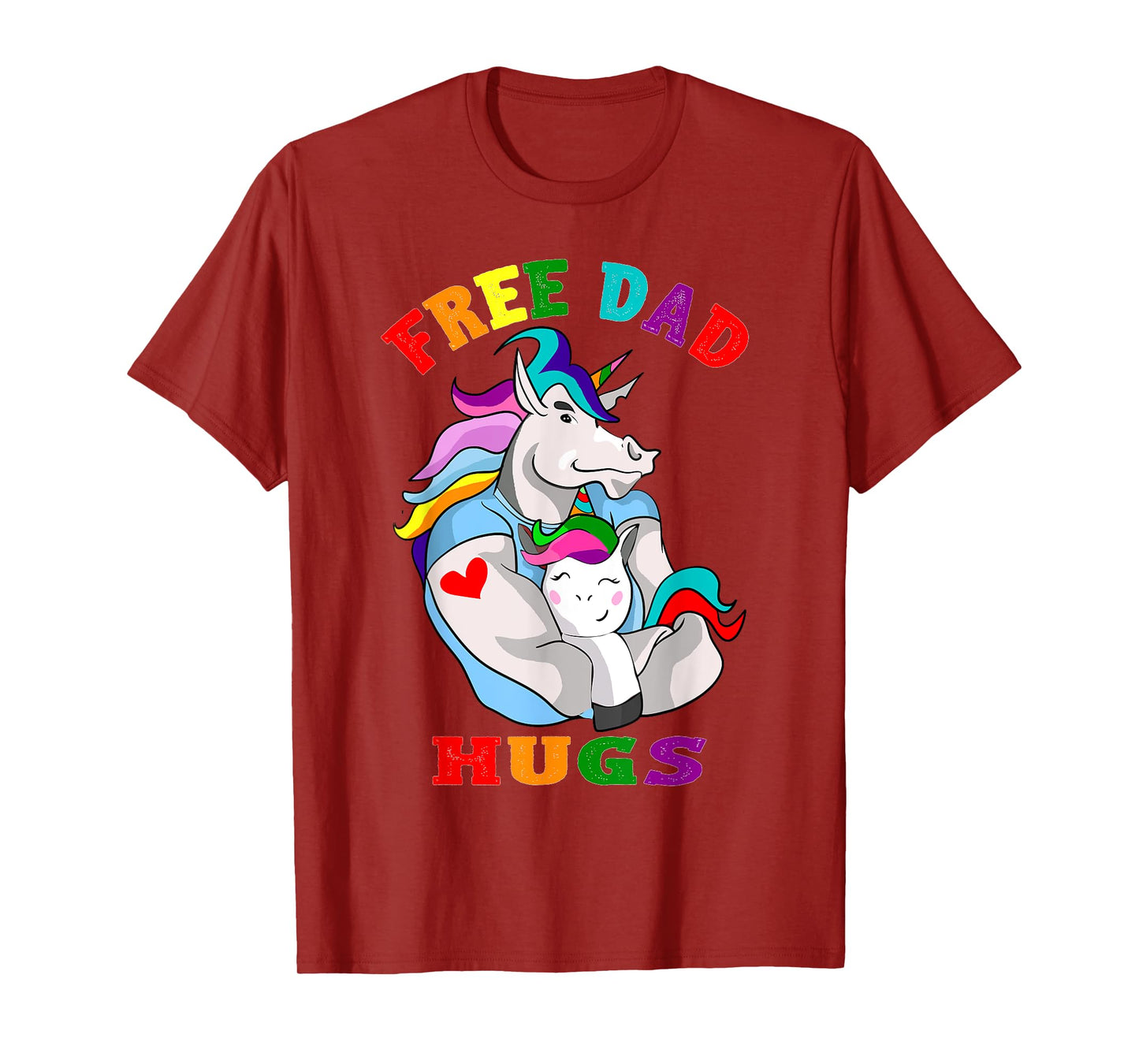 Free Dad Hugs LGBT Gay Pride T-Shirt