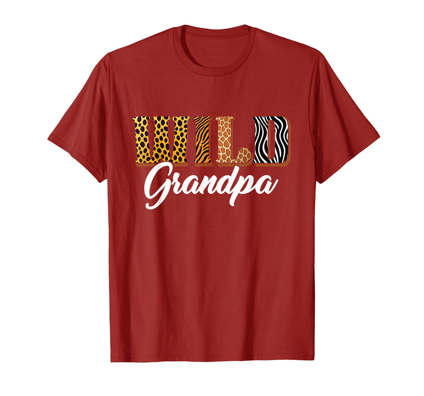 Wild Grandpa Safari Jungle Animal Birthday Matching Family T-Shirt