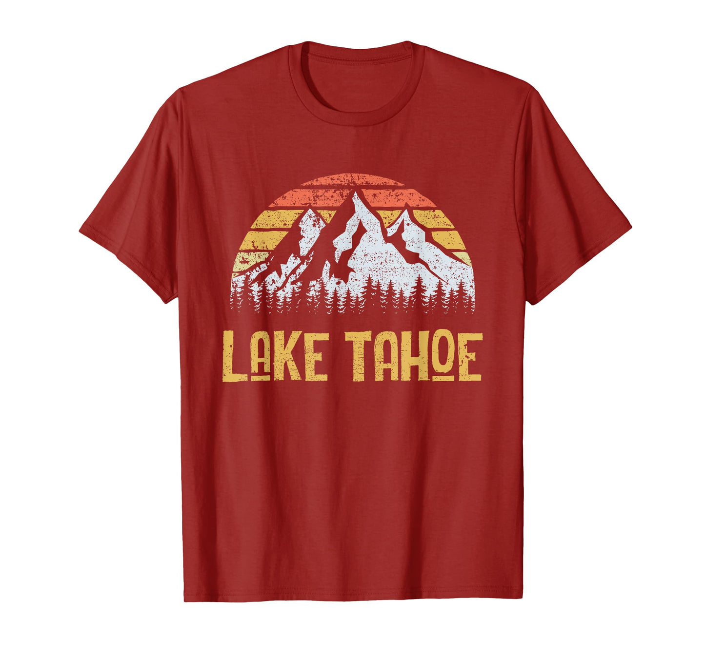 Vintage Retro Lake Tahoe California Nevada T Shirt T-Shirt