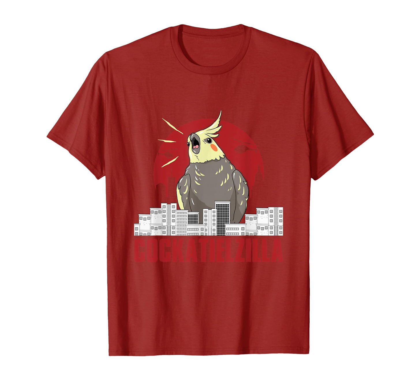Cute cockatiel parrot, Cockatielzilla funny gifts T-Shirt