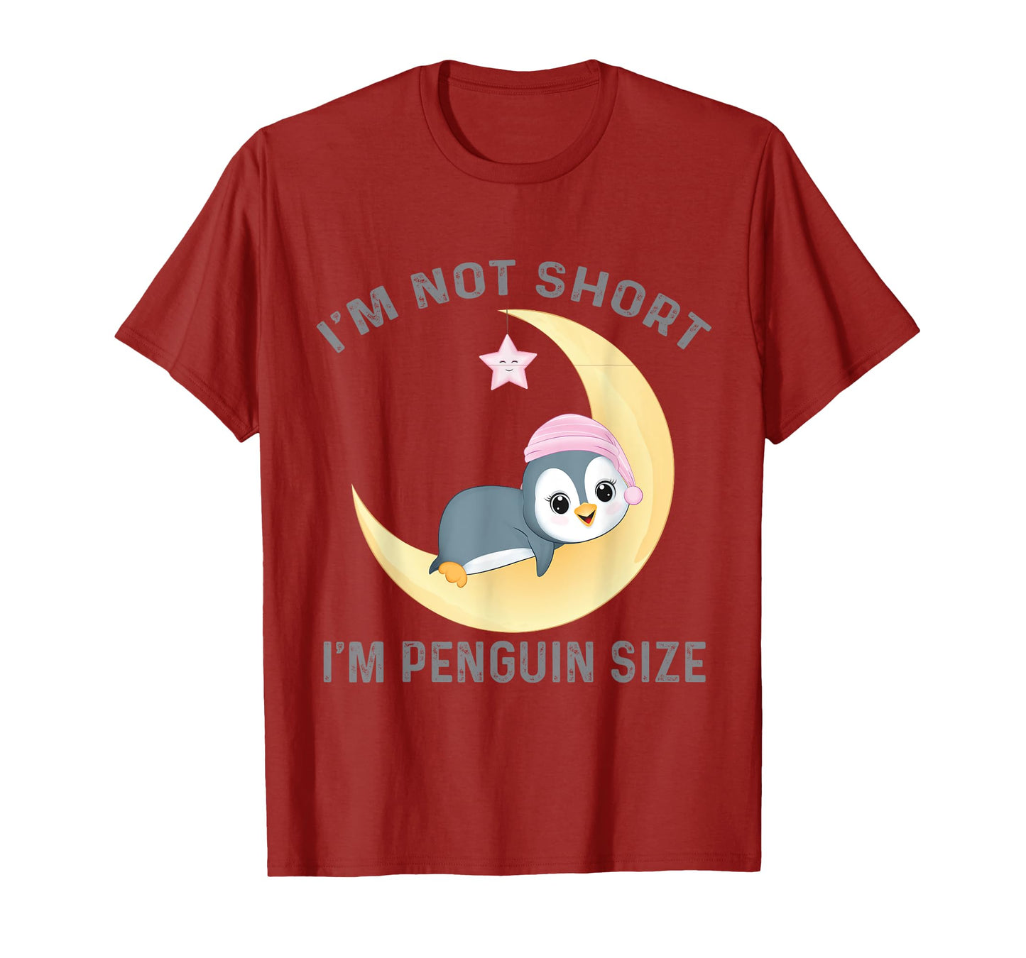 I'm Not Short I'm Penguin Size Cute Penguin Lover T-Shirt