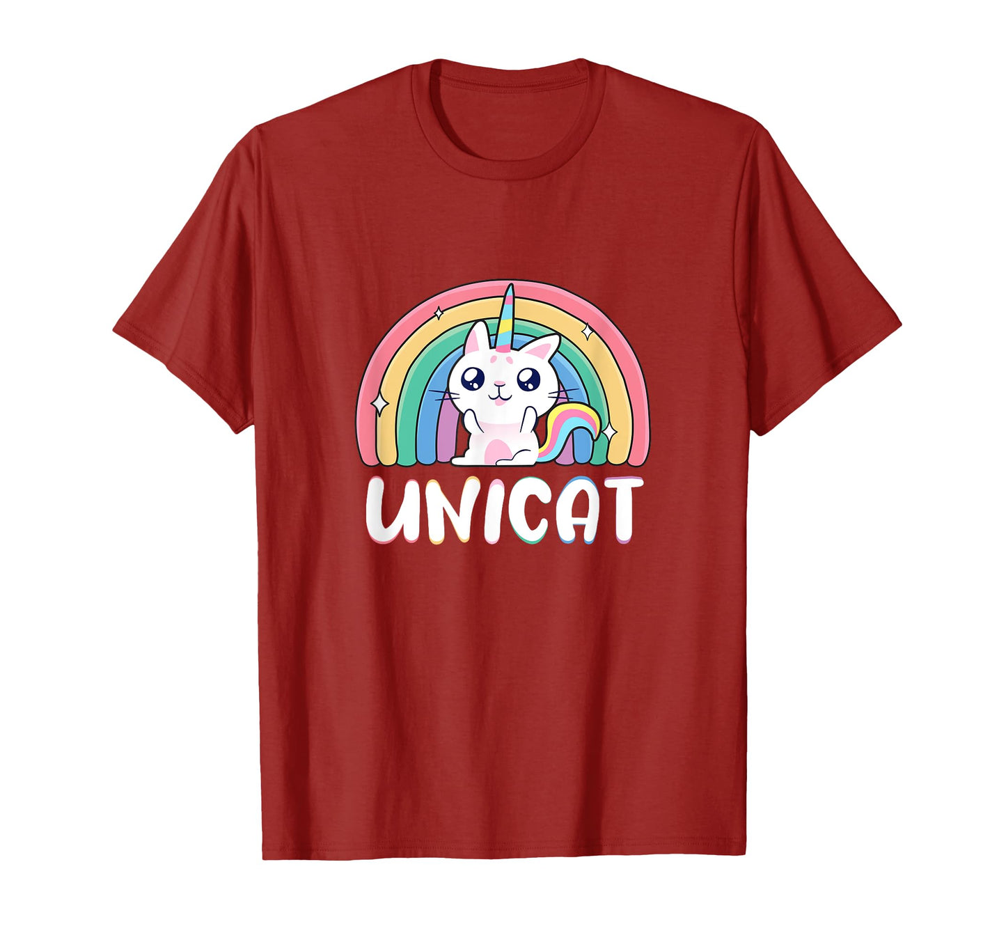 Unicat Kawaii Cat Unicorn, Rainbow Unicorn Cat T-Shirt