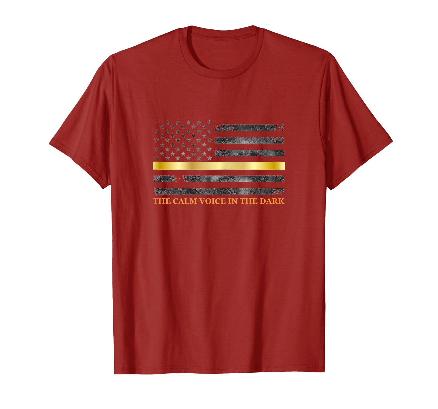 Dispatcher Gifts for Women - Thin Gold Thin Yellow Line 911 T-Shirt
