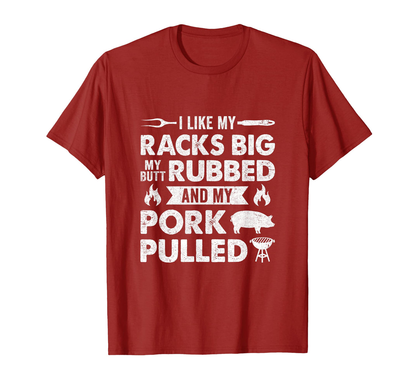 Cool Grilling For Men Women Pork Rub Smoking Bbq Meat Smoker T-Shirt