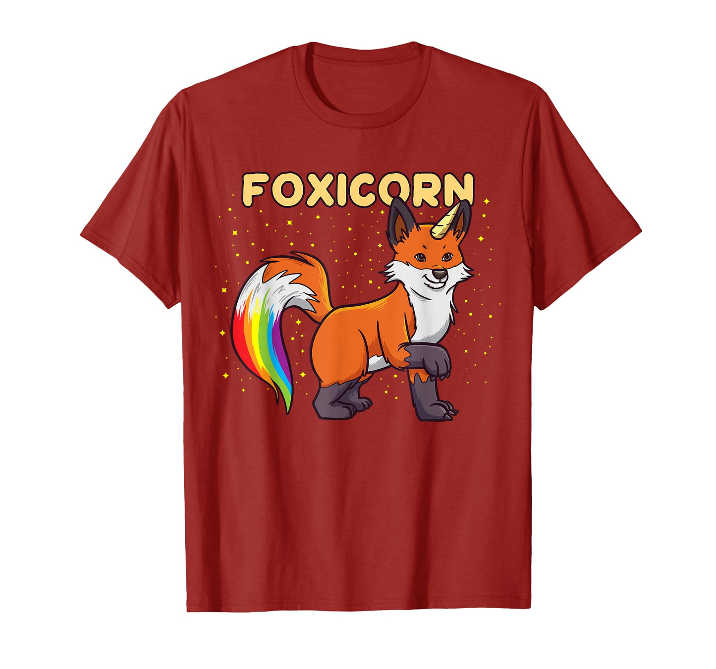 Foxicorn - Magical Kawaii Fox Unicorn Rainbow Animal T-Shirt