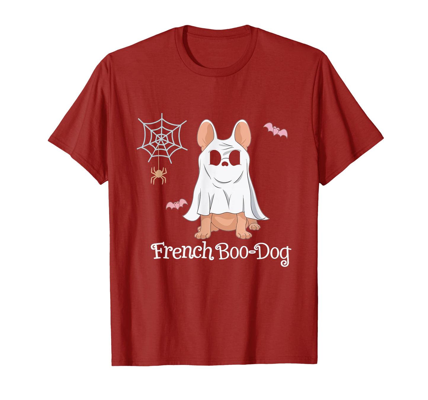 French Boo-Dog Halloween Dog Costume French Bulldog Men Women T-Shirt