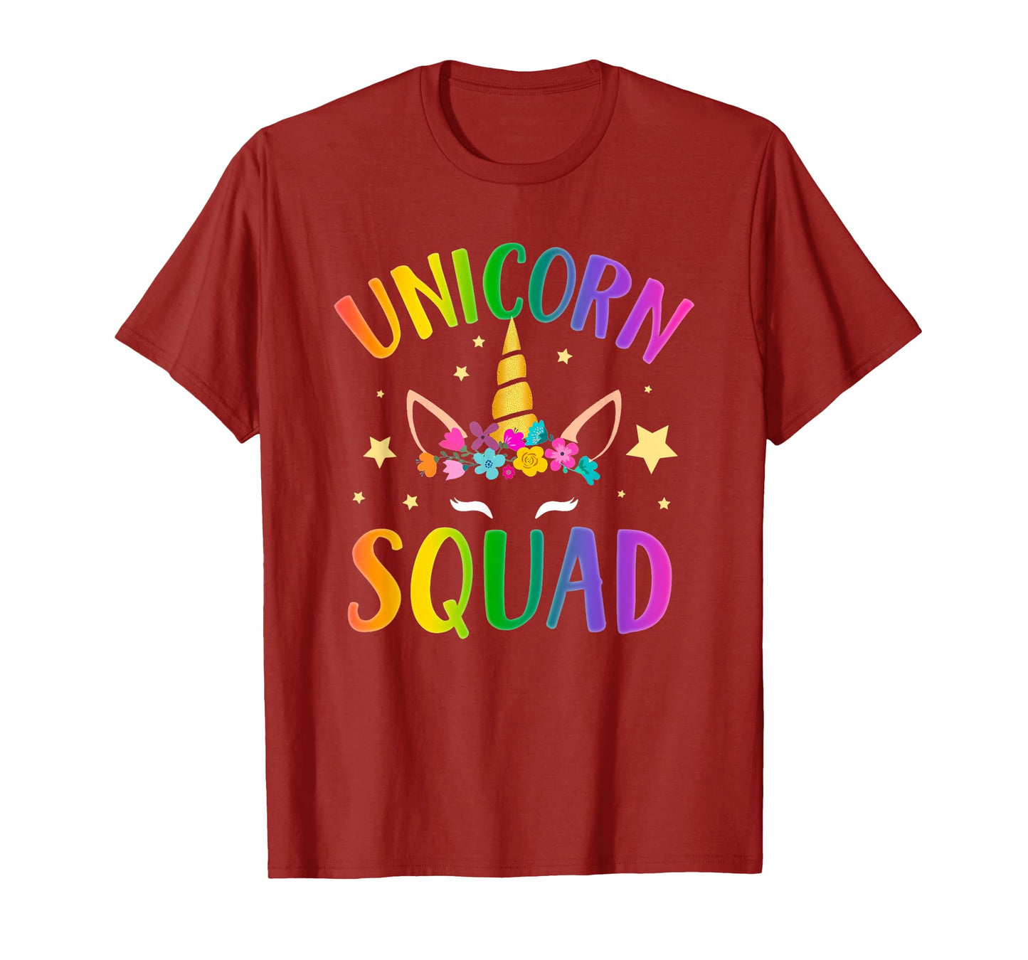 Unicorn Squad Costume Cute Unicorn Lover Gifts Girls Women T-Shirt