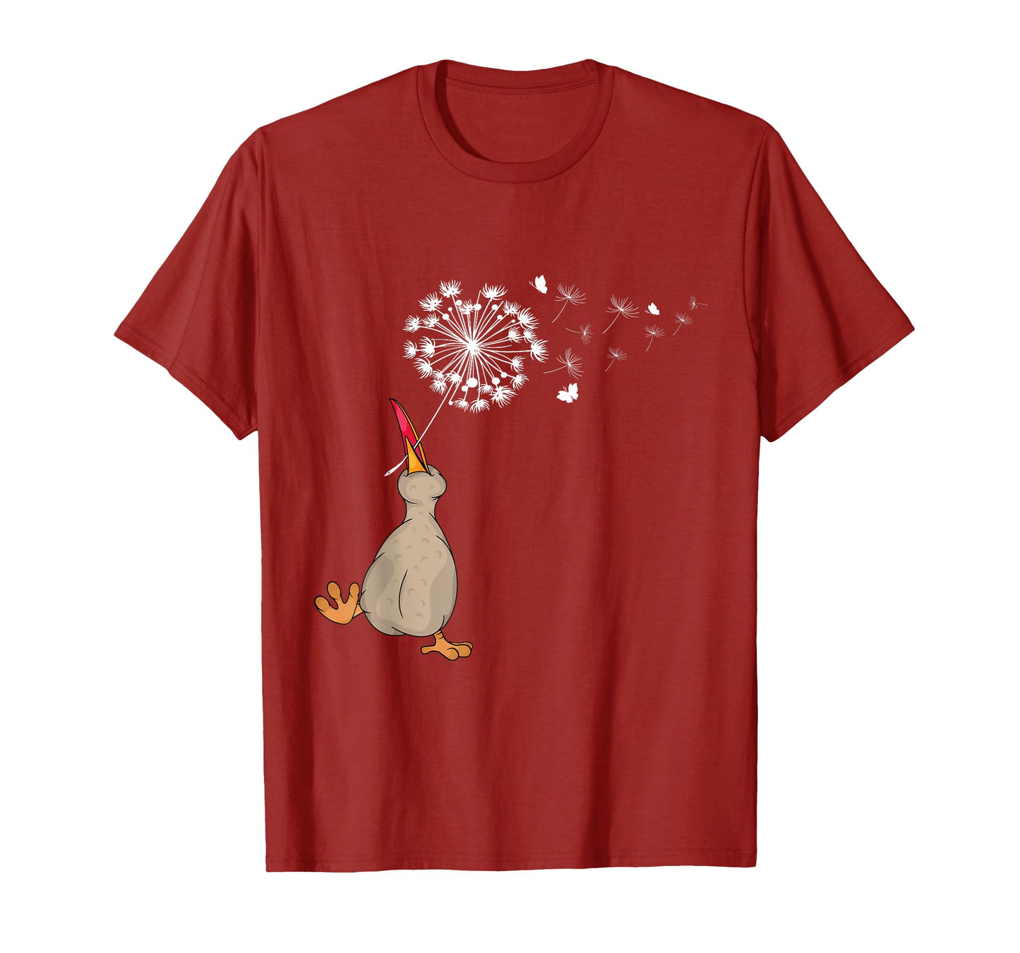 Happy Kiwi Lover Kids Dandelion Nature Dancing Kiwi Bird T-Shirt