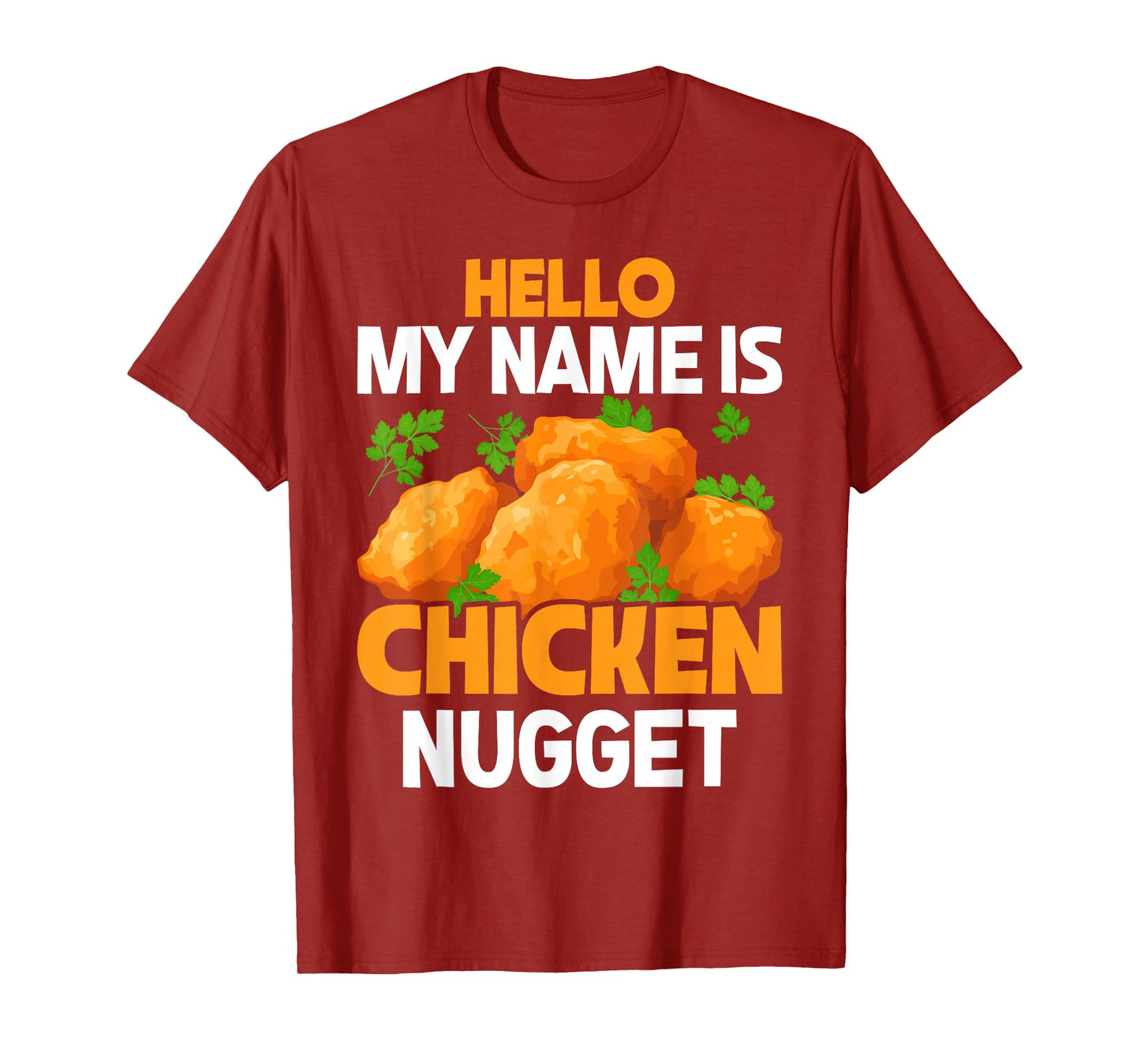 Hello my name is Chicken Nugget Costume kids Chicken Nugget T-Shirt