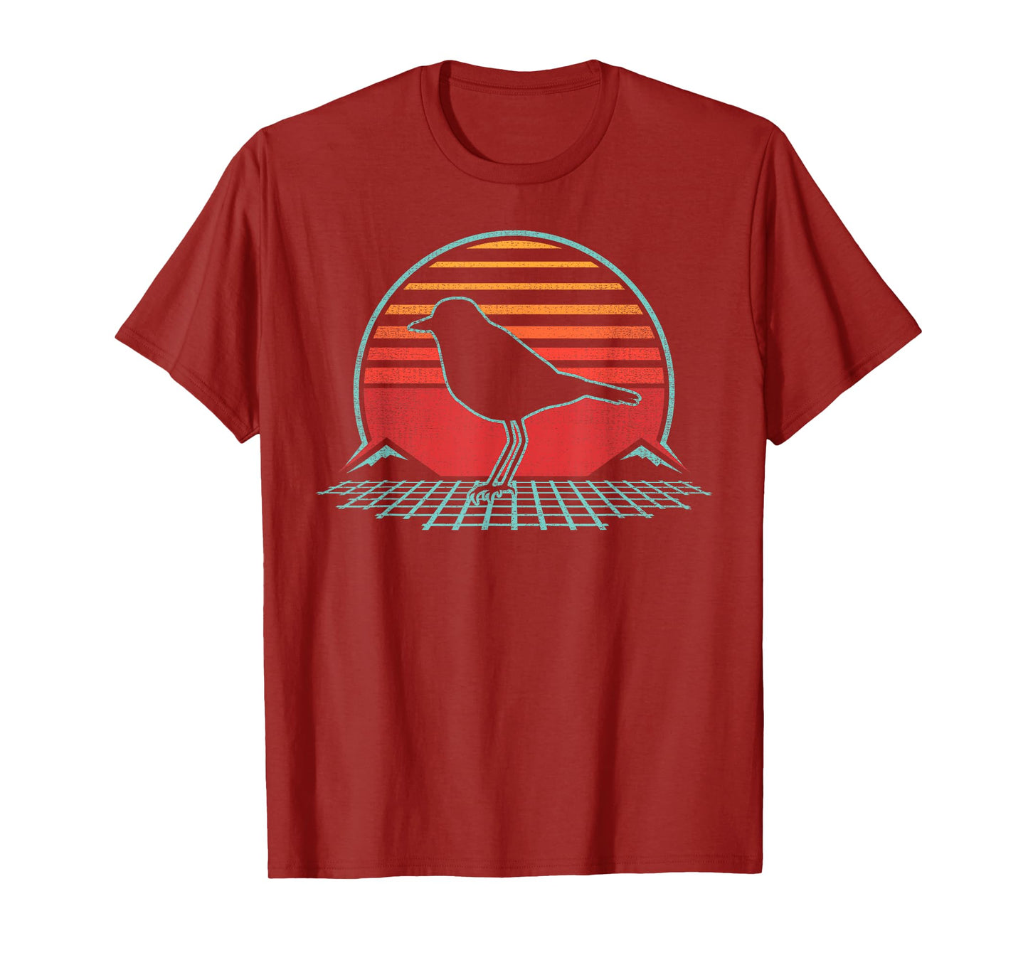 Killdeer Bird Retro Vintage 80s Style Birding Gift T-Shirt