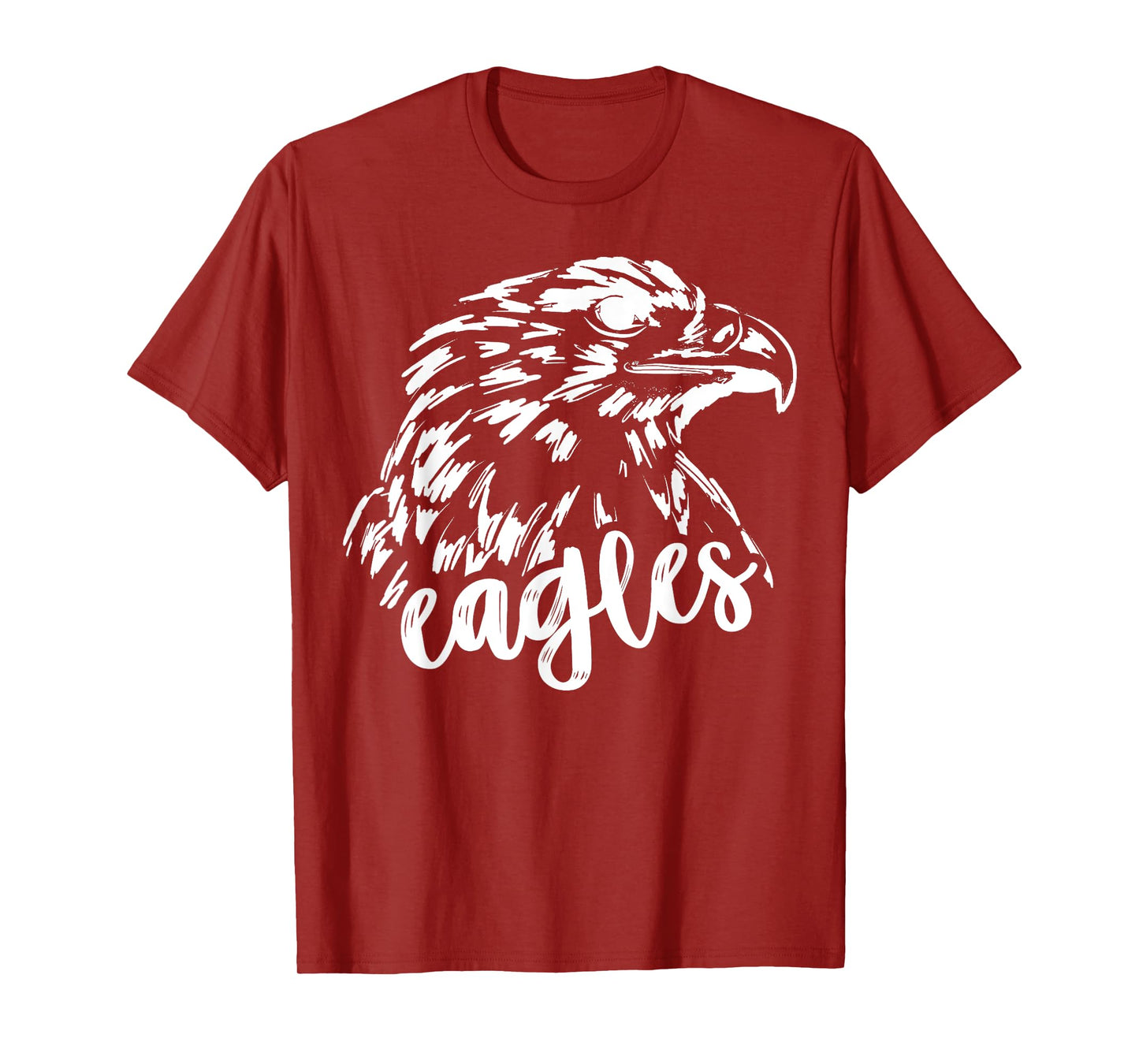 Retro Eagles Mascot, Unisex School Spirit, Eagle Sports T-Shirt