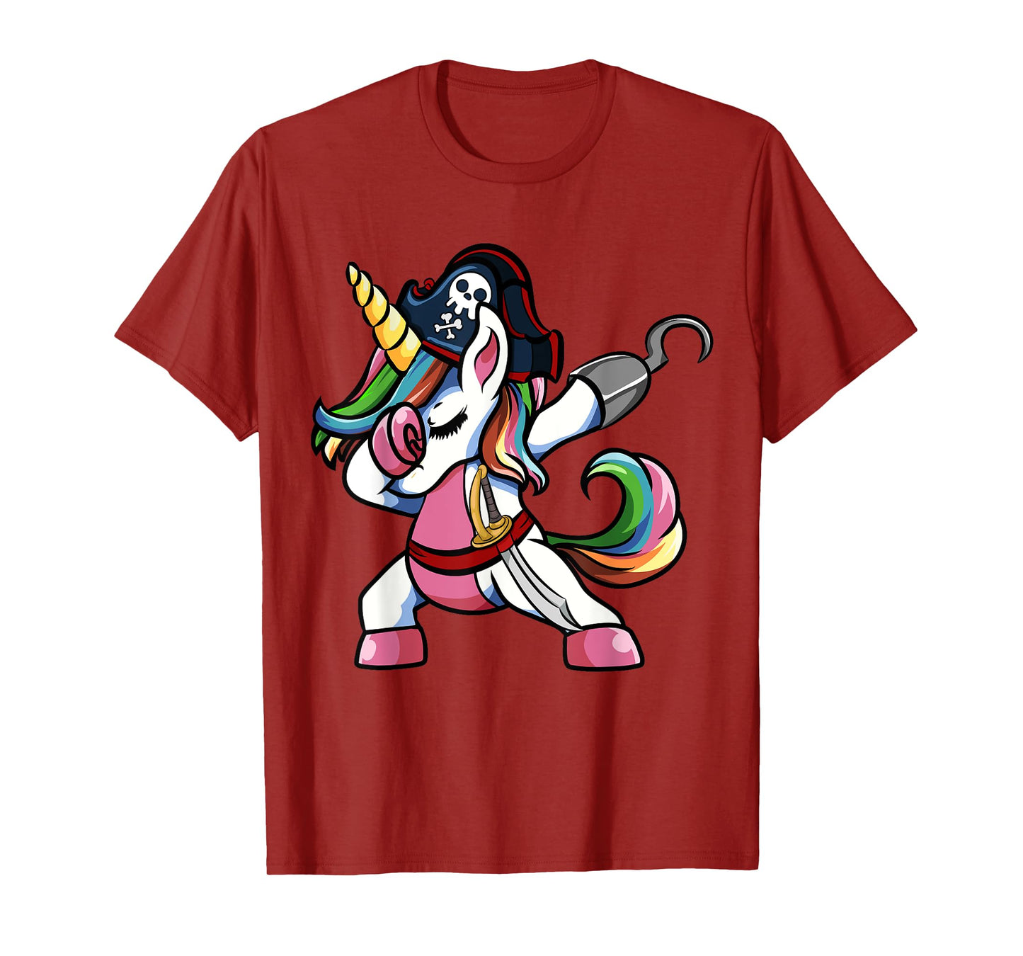 Cute Pirate Unicorn Halloween Clothes T-Shirt
