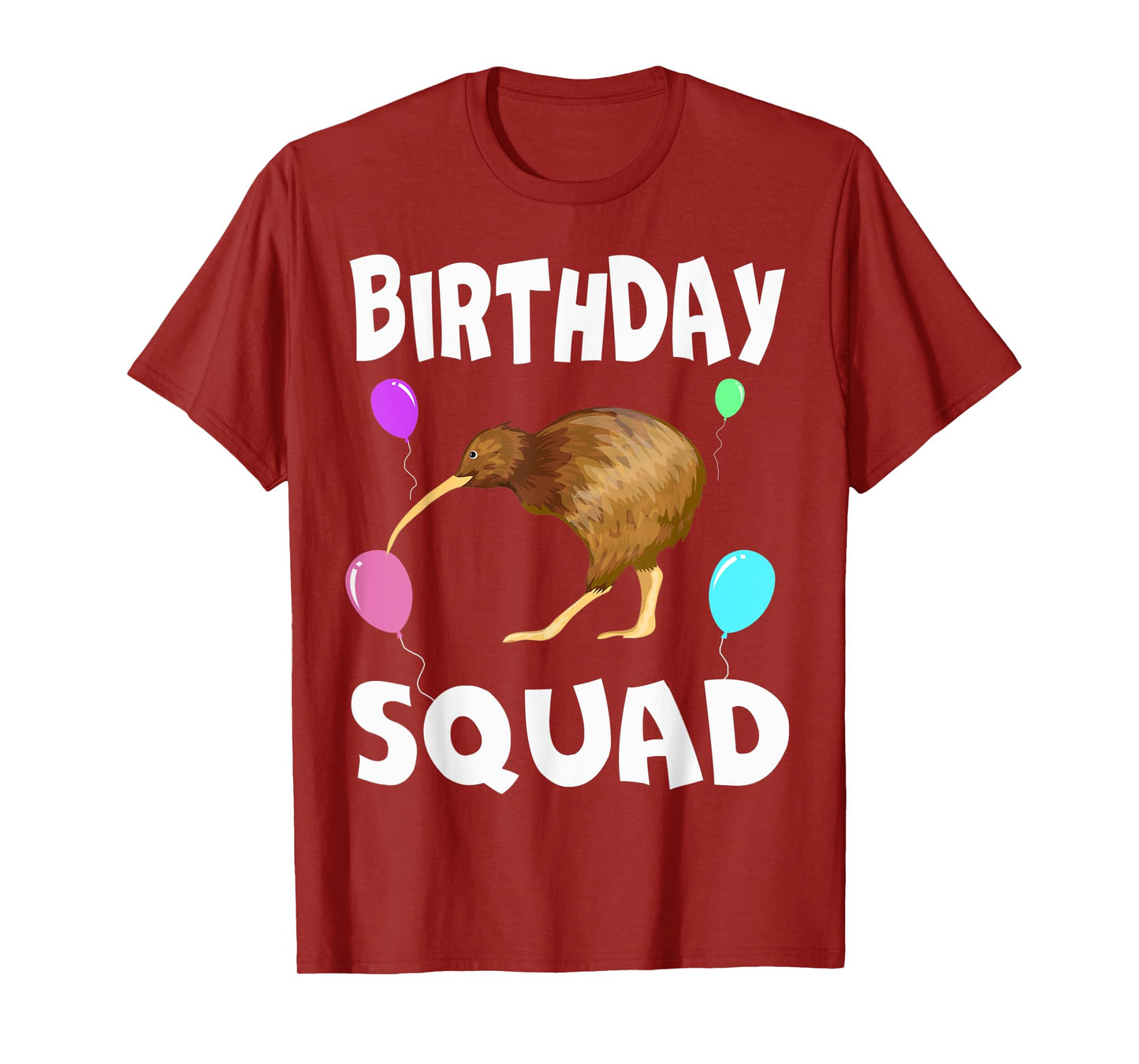 Birthday Squad Cute Kiwi bird Bday Team Men Women Kids T-Shirt