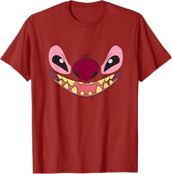 Disney Lilo & Stitch Big Leroy Alien Face T-Shirt