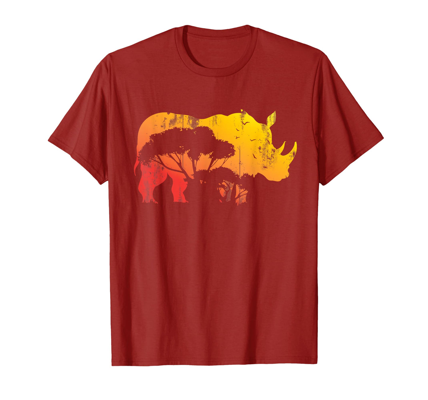 African Safari Animal Rhino T-Shirt