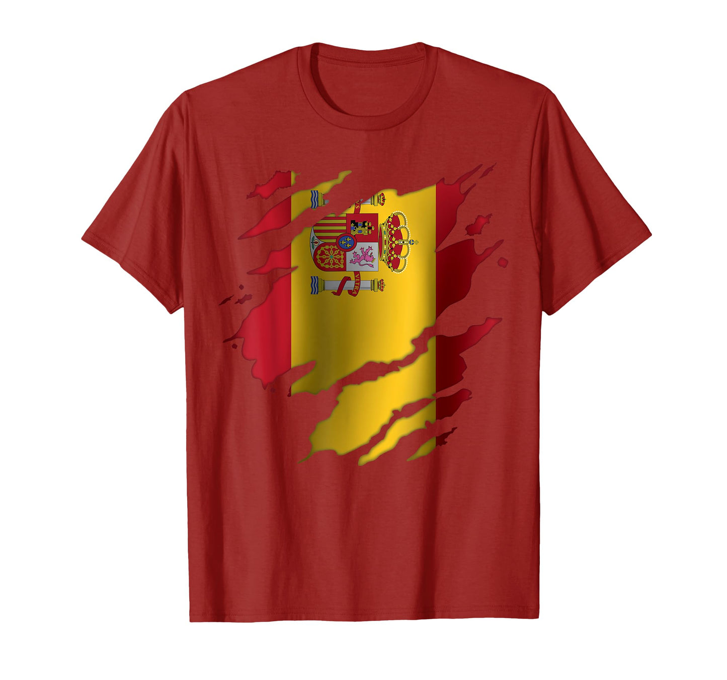 Spain Spanish Flag Heritage T-Shirt