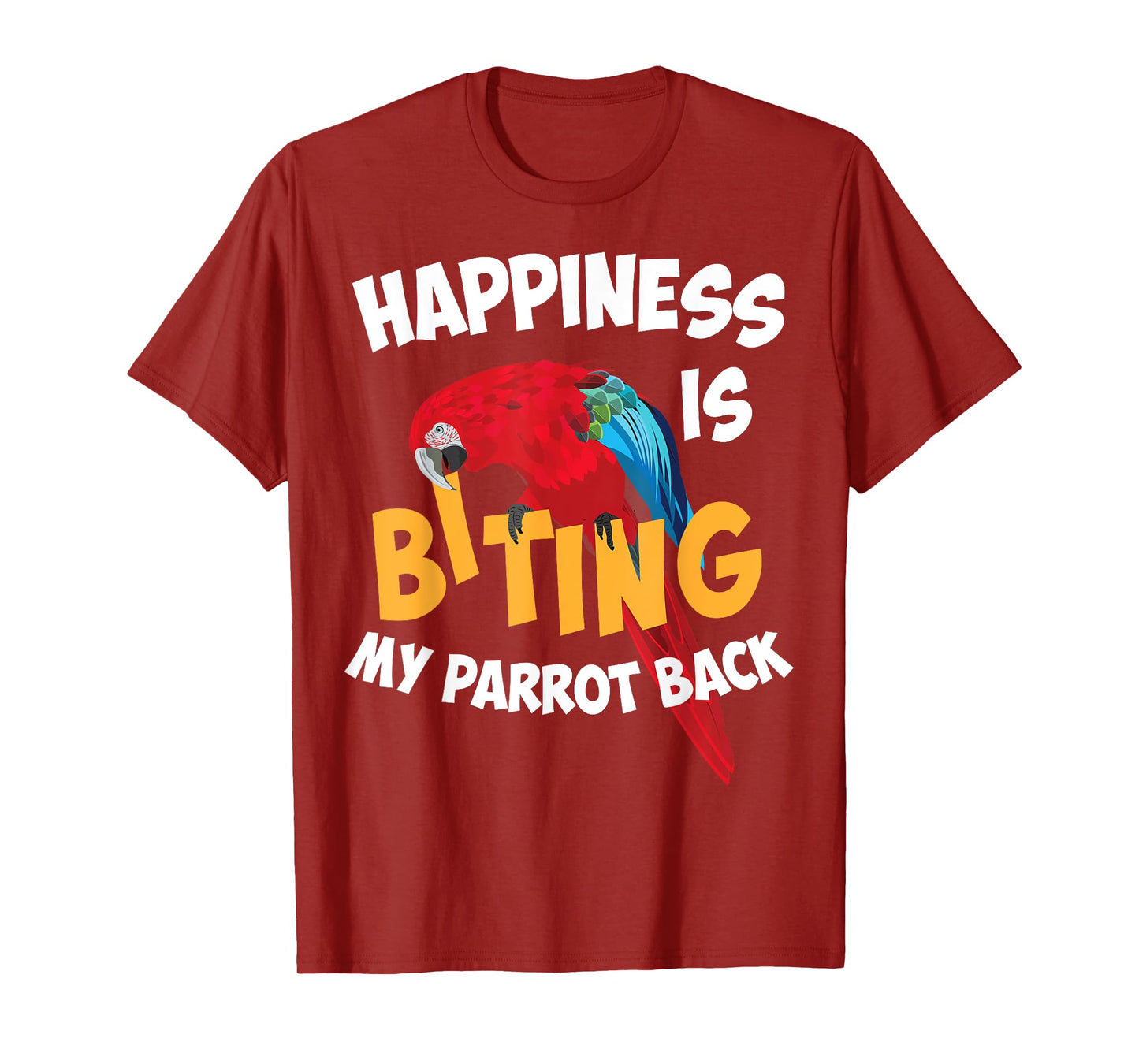 Cool Parrot Art For Men Women Cockatoo Cockatiel Macaw Bird T-Shirt