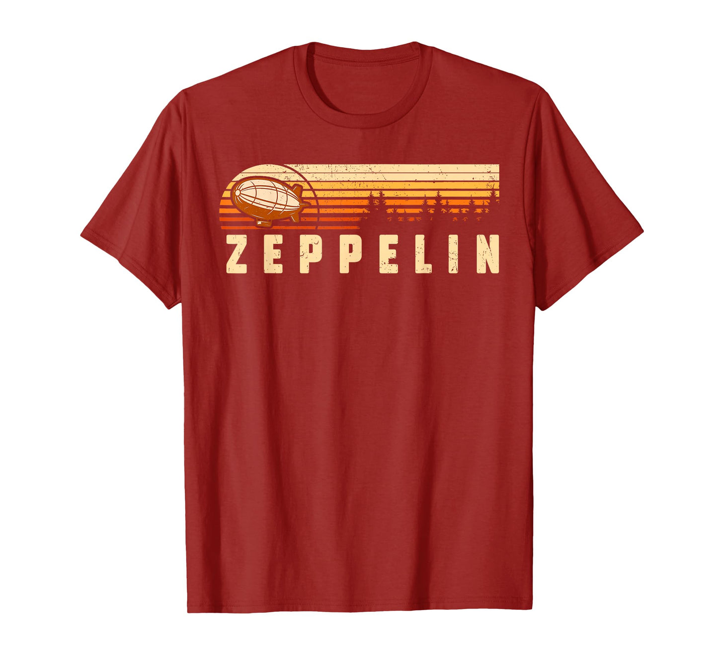 Vintage Zeppelin Graphic Mens Womens Tee T-Shirt