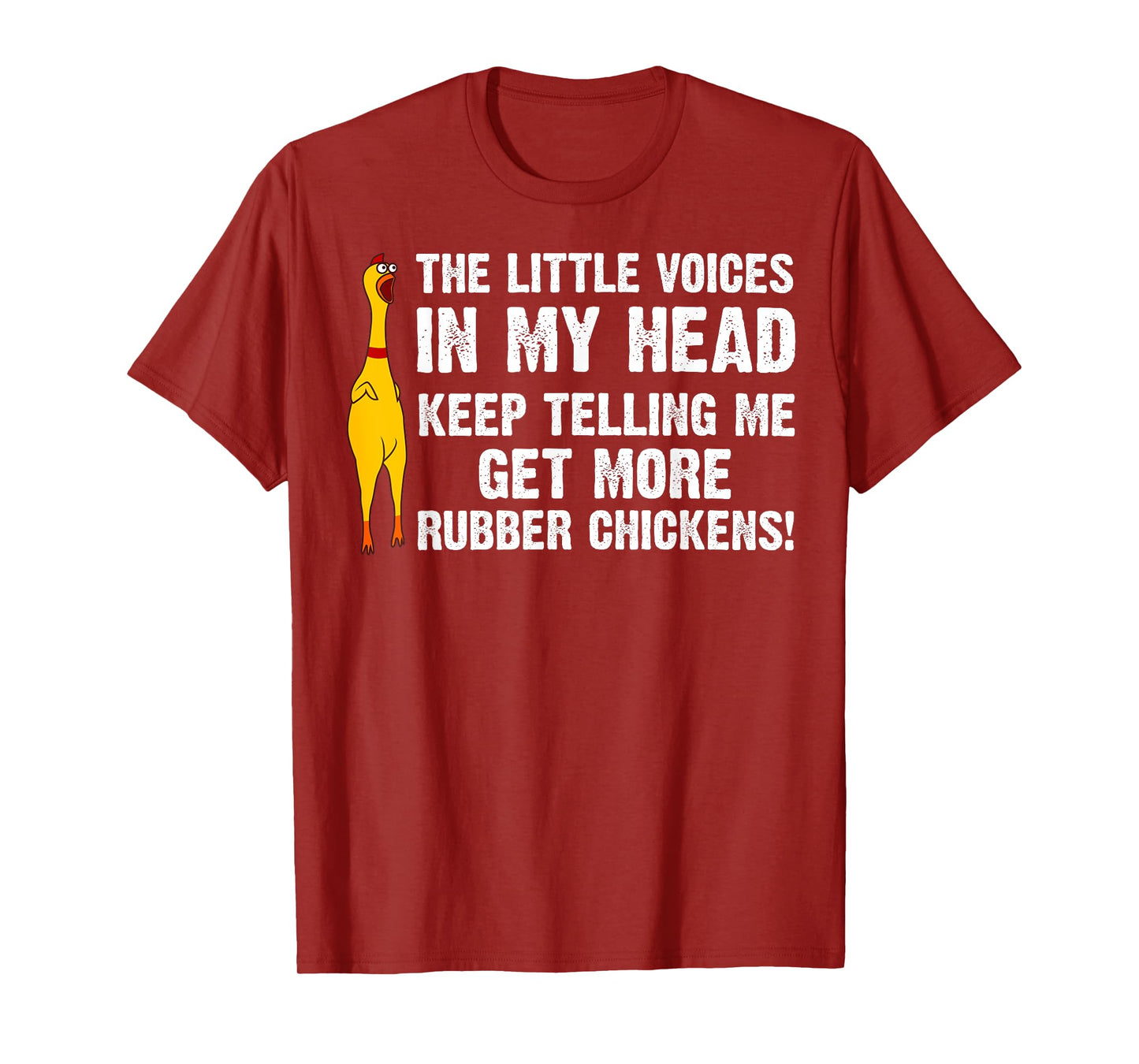 Funny Rubber Chicken Gift Men Women Rubber Chicken Costume T-Shirt