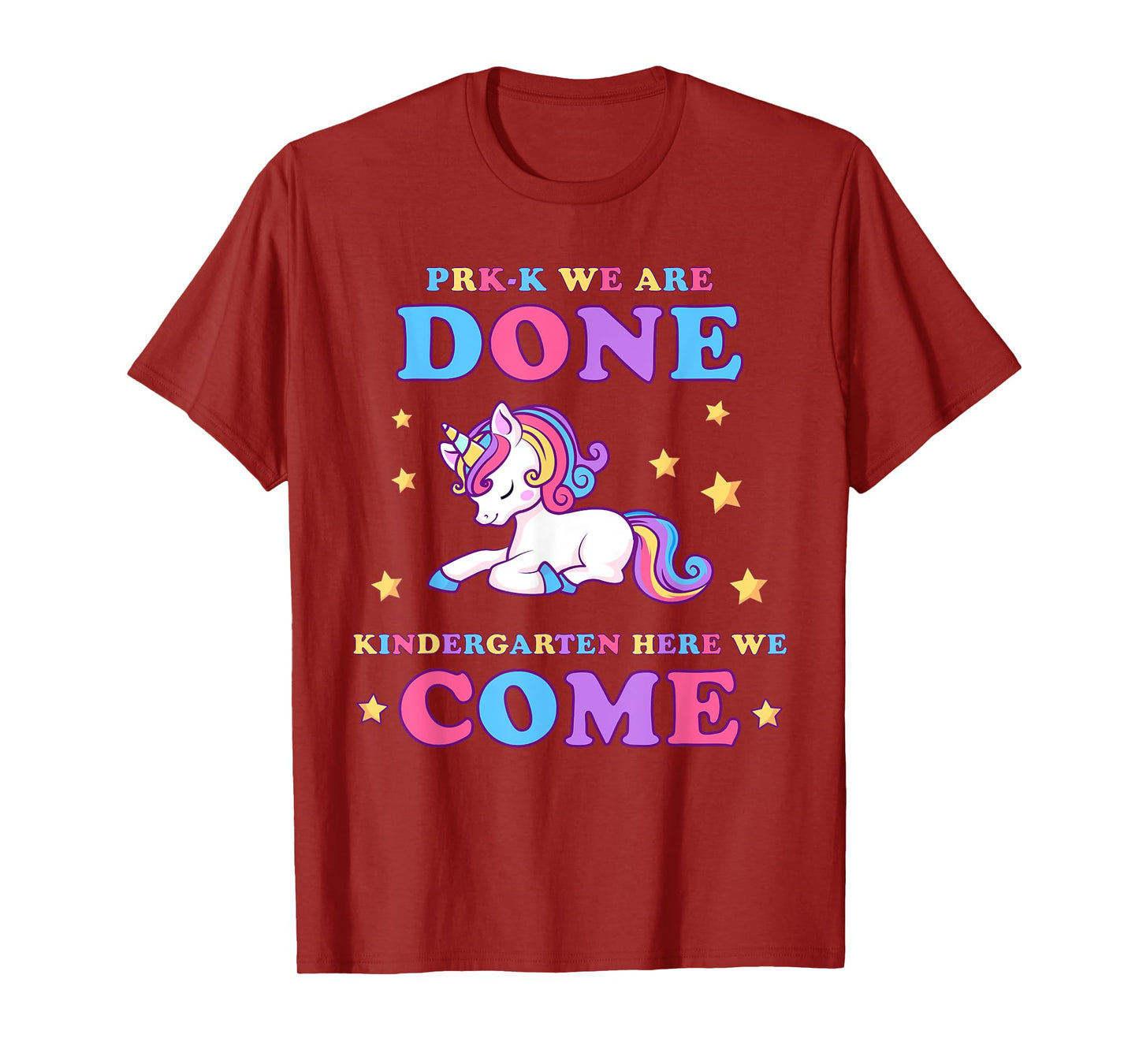 Girls Pre-K Graduation Magical Unicorn T-Shirt