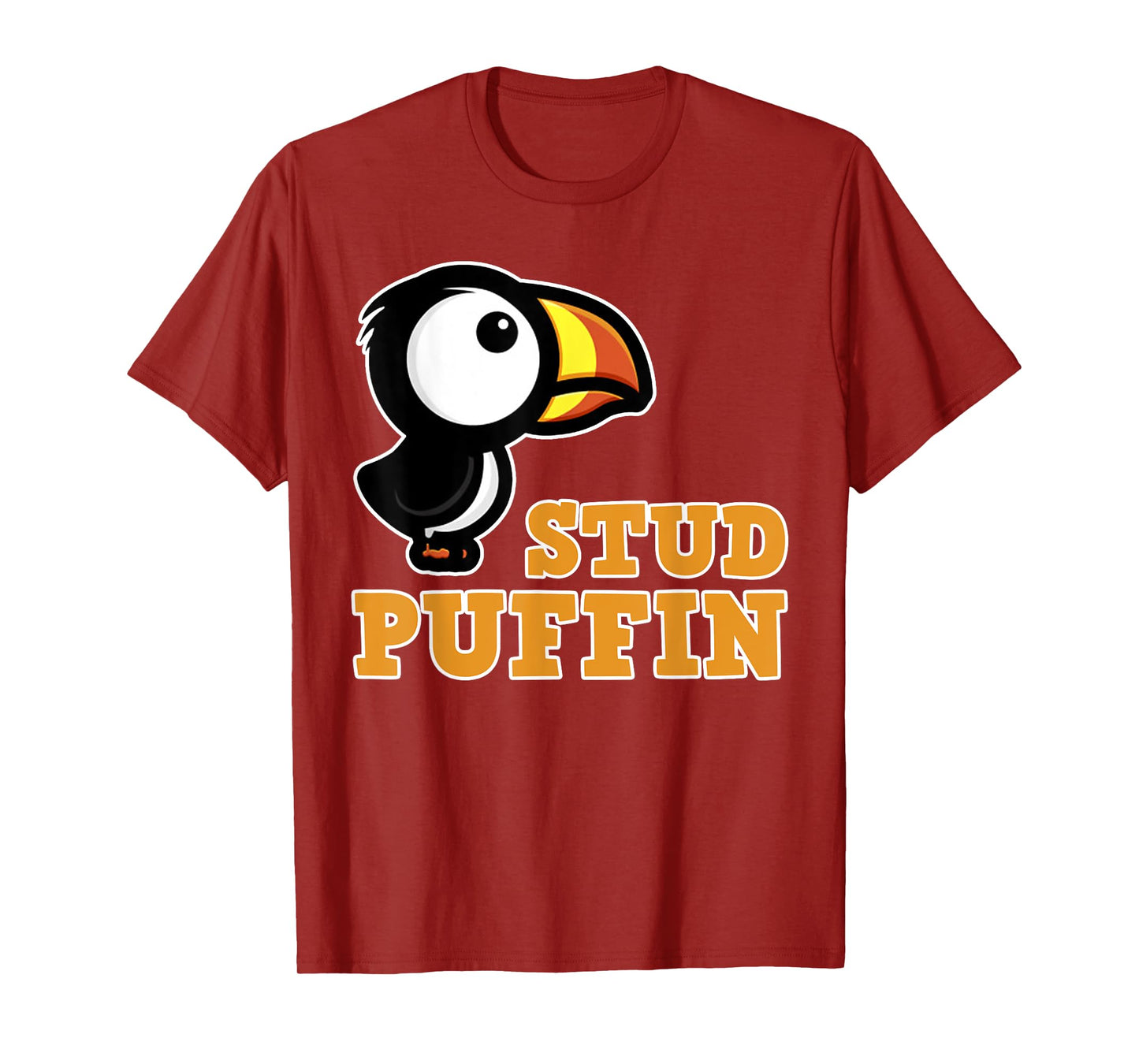 Stud Puffin Funny Seabird T-Shirt