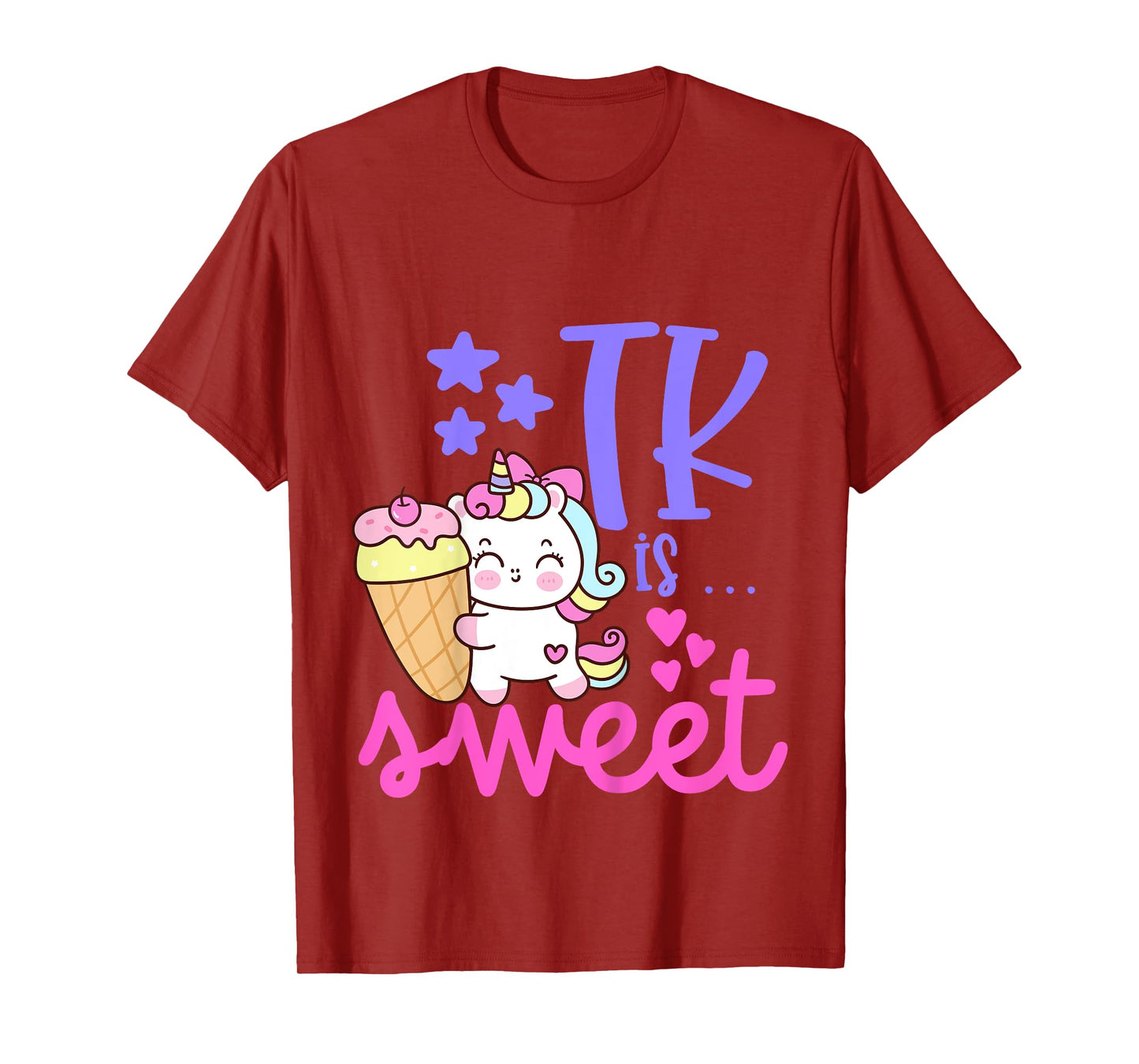 Kids First Day of TK Unicorn Girls Transitional Kindergarten T-Shirt