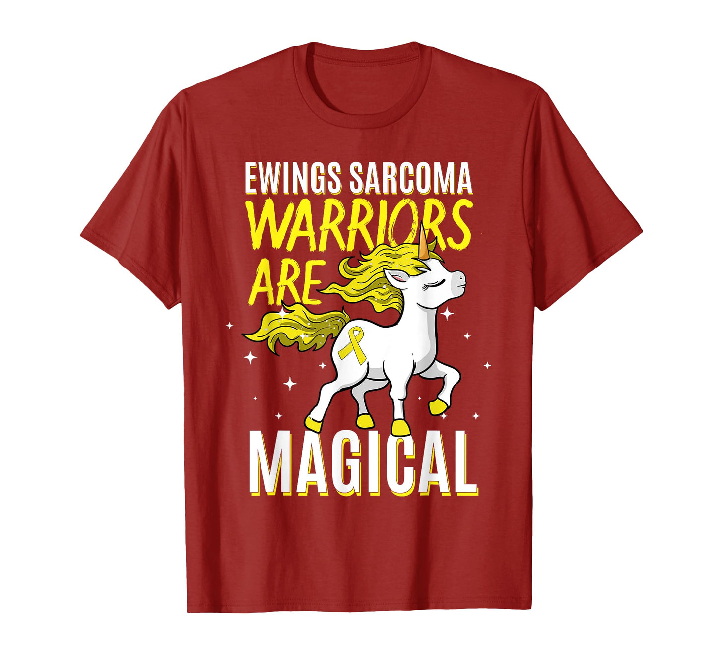 Warriors Are Magical Ewing's Sarcoma Bone Cancer Awareness T-Shirt