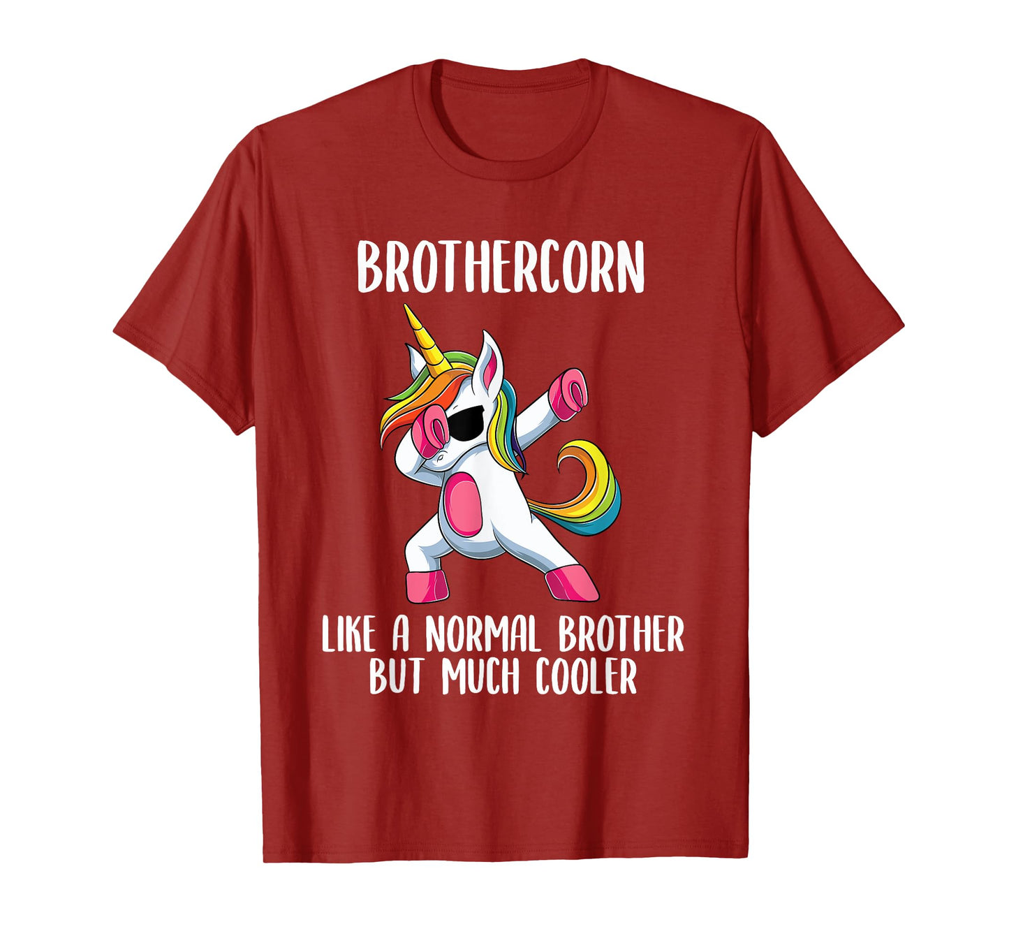 Unicorn Brother Girl Birthday Party Apparel BrotherCorn Cute T-Shirt