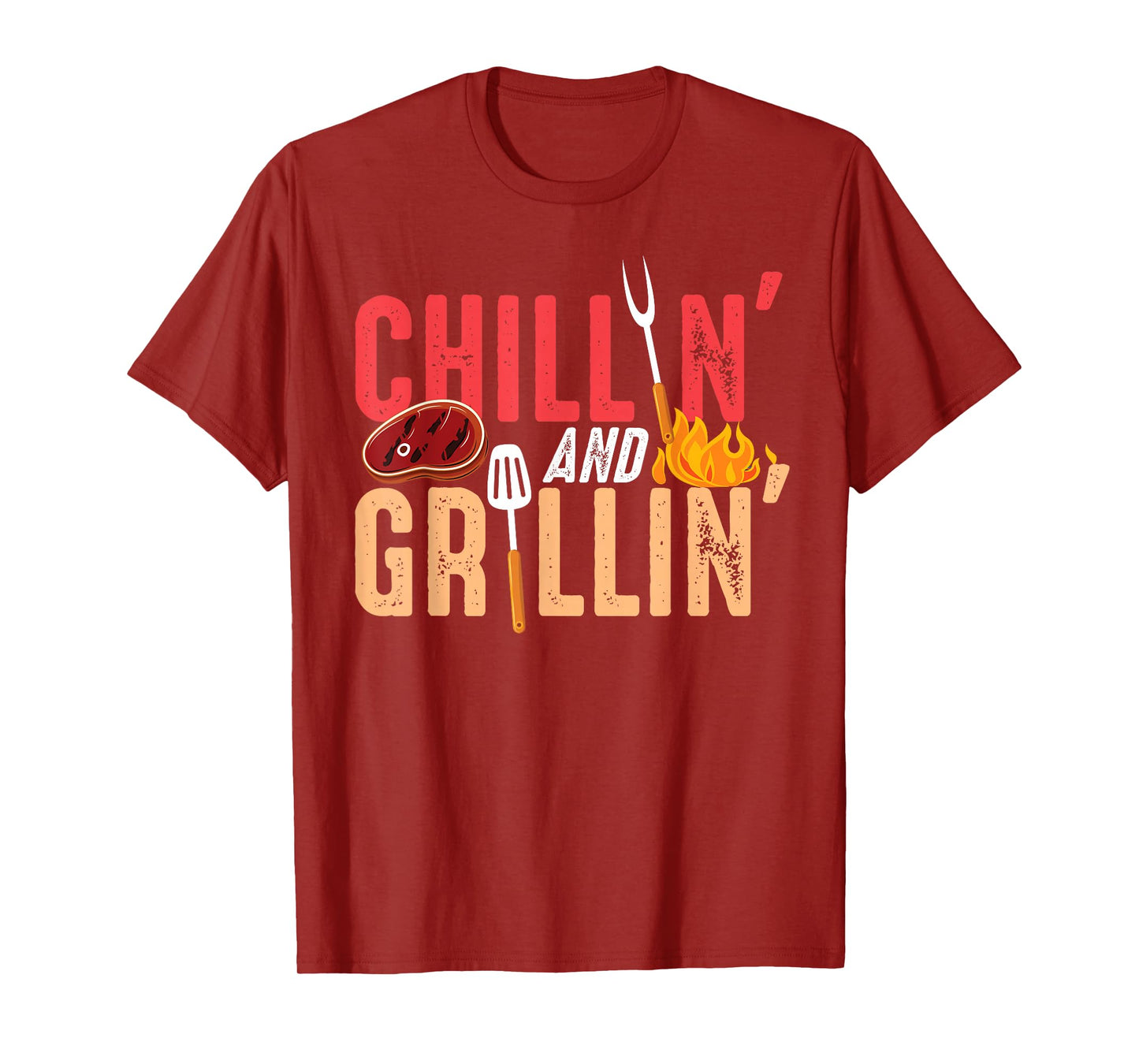 Chillin And Grillin Barbecue Party T-Shirt