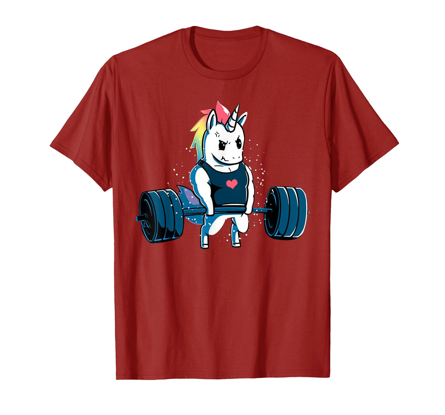 Unicorn Powerlifting Weightlifting Deadlifting Gym Lovers T-Shirt