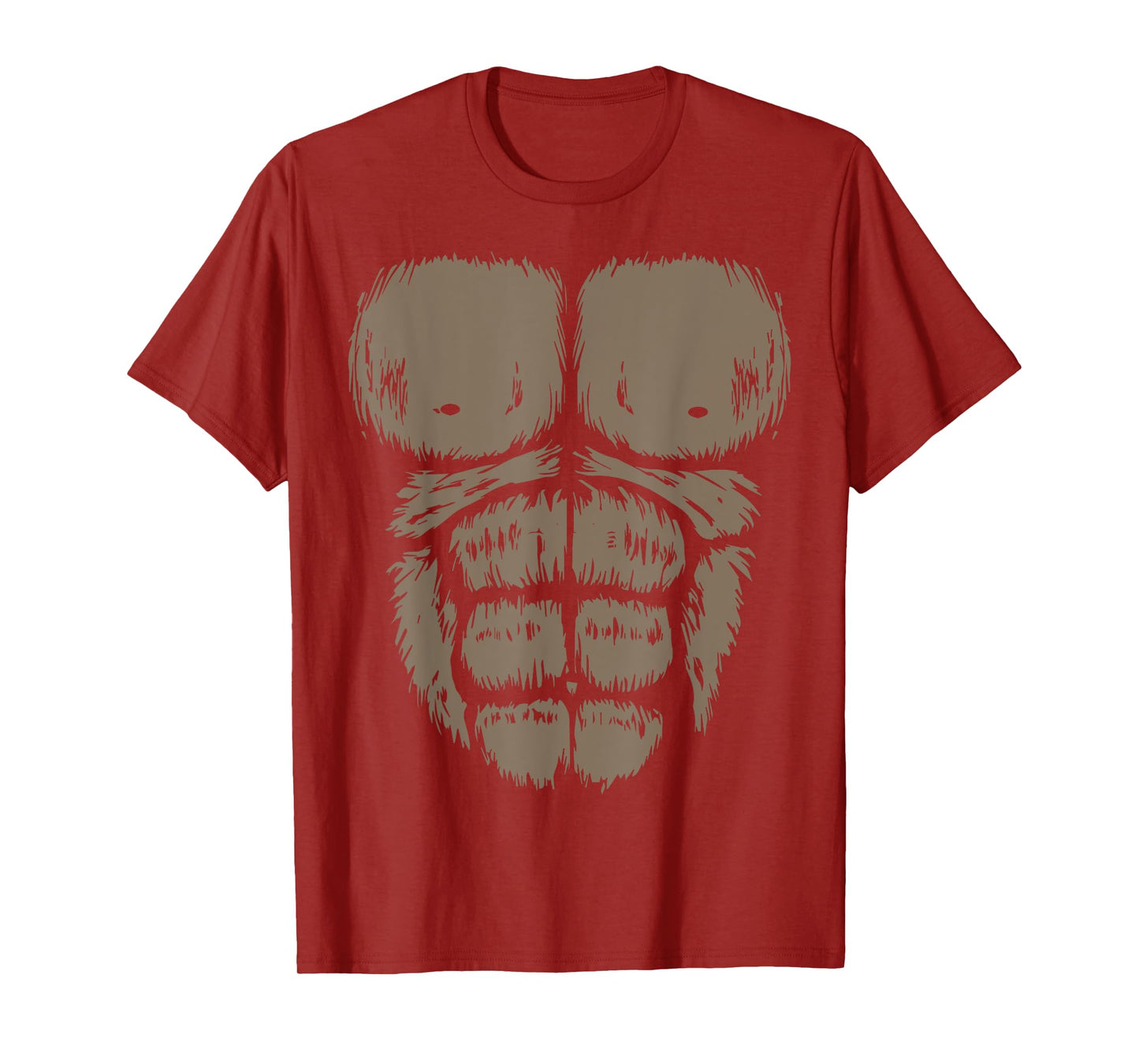 Gorilla Monkey Belly Chest Costume DIY Halloween Matching T-Shirt