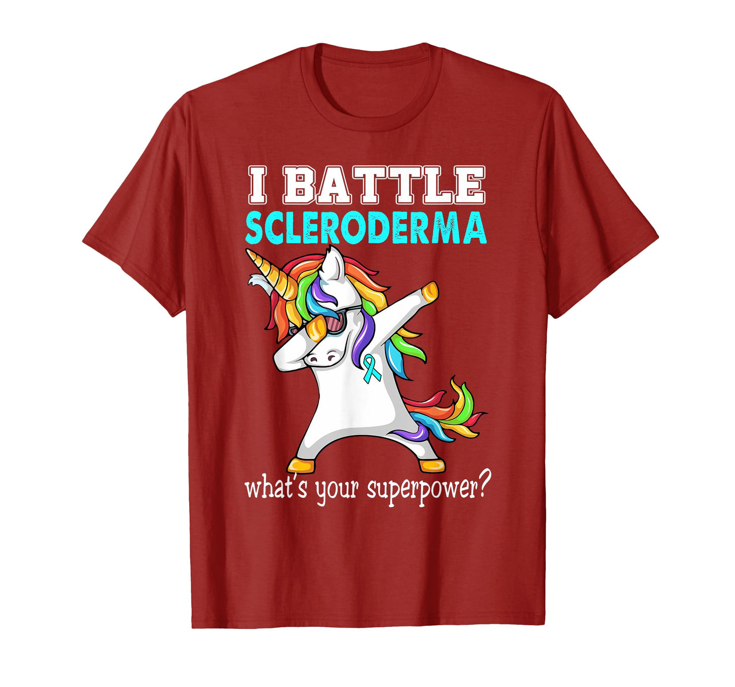 Unicorn I Battle Scleroderma Awareness T-Shirt