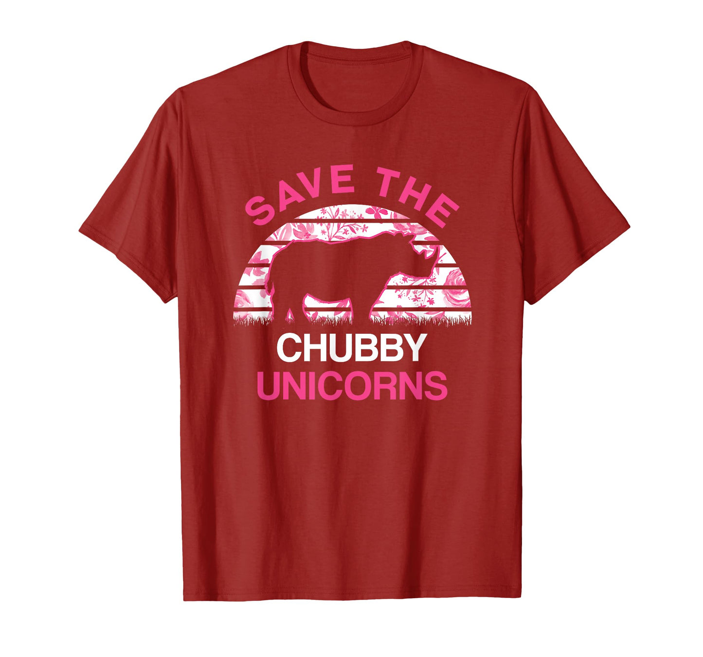 Save The Chubby Unicorns Womens T-Shirt