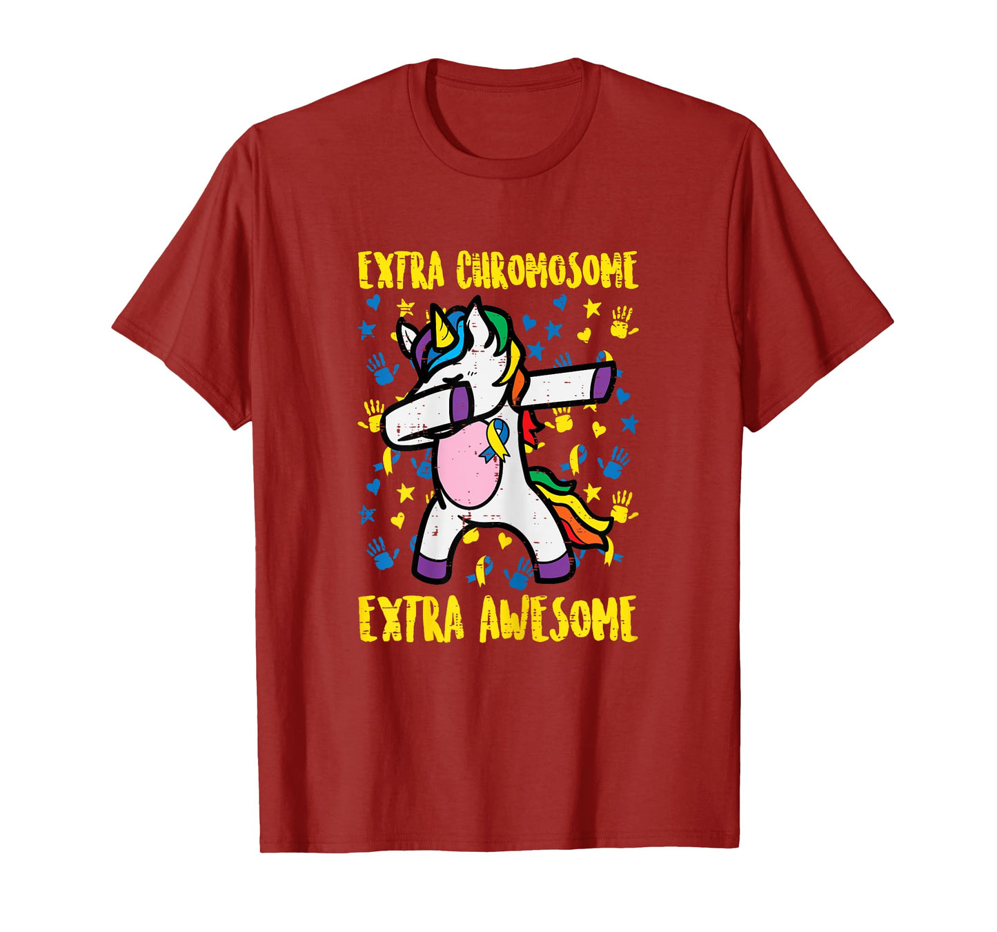 Down Syndrome Unicorn Extra Chromosome Awareness Girls Kids T-Shirt