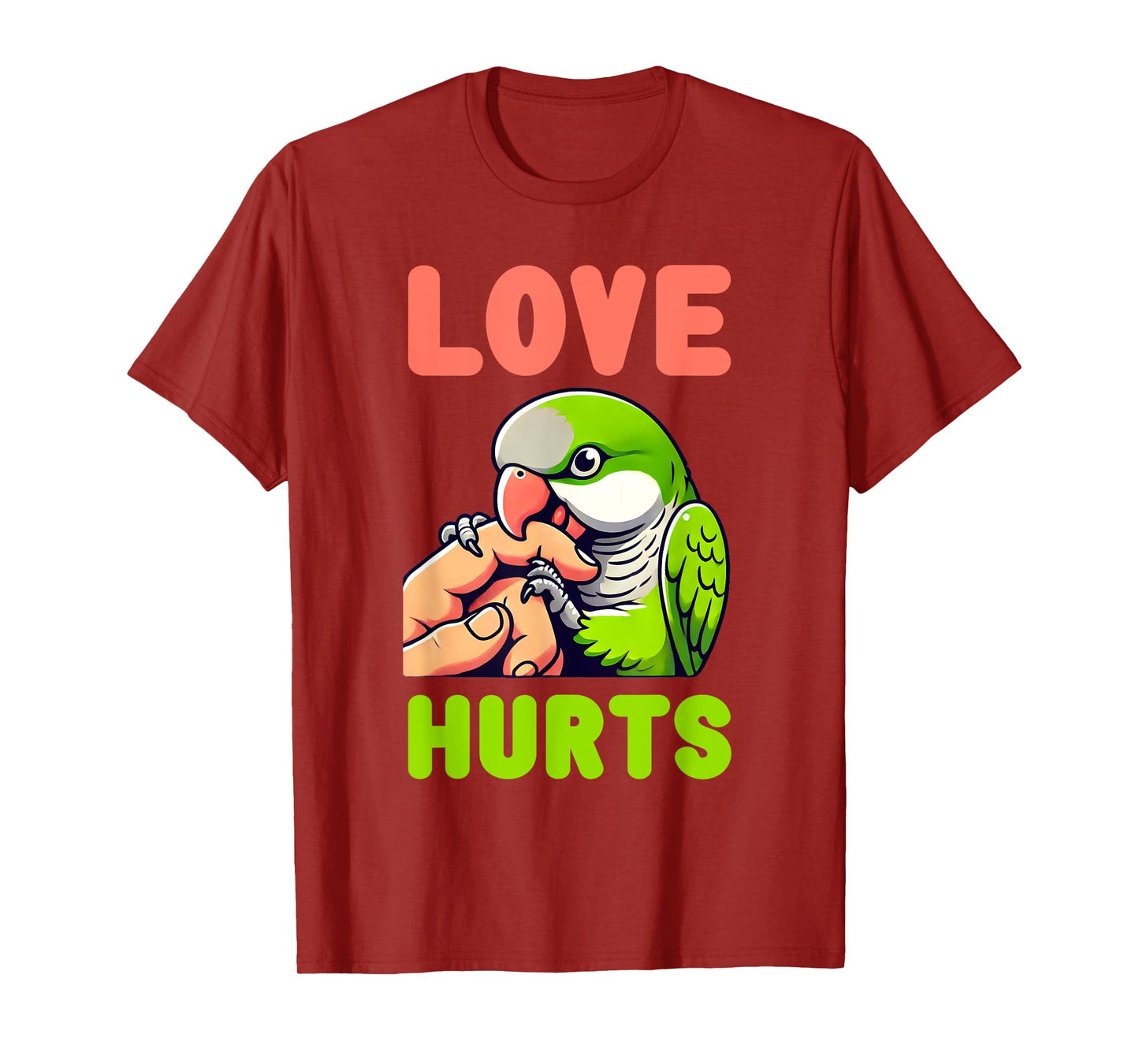 Monk Parrots Funny Bird Lover Design Men Women Quaker Parrot T-Shirt
